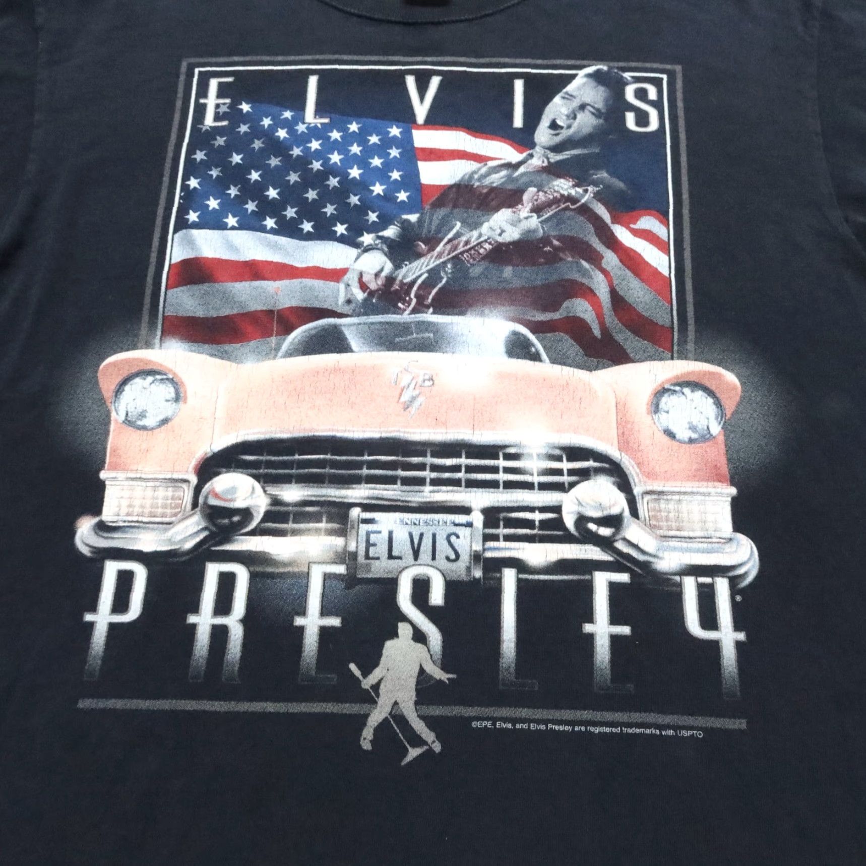 Anvil Vintage Elvis Presley Shirt L Black Cadillac Size US L / EU 52-54 / 3 - 2 Thumbnail