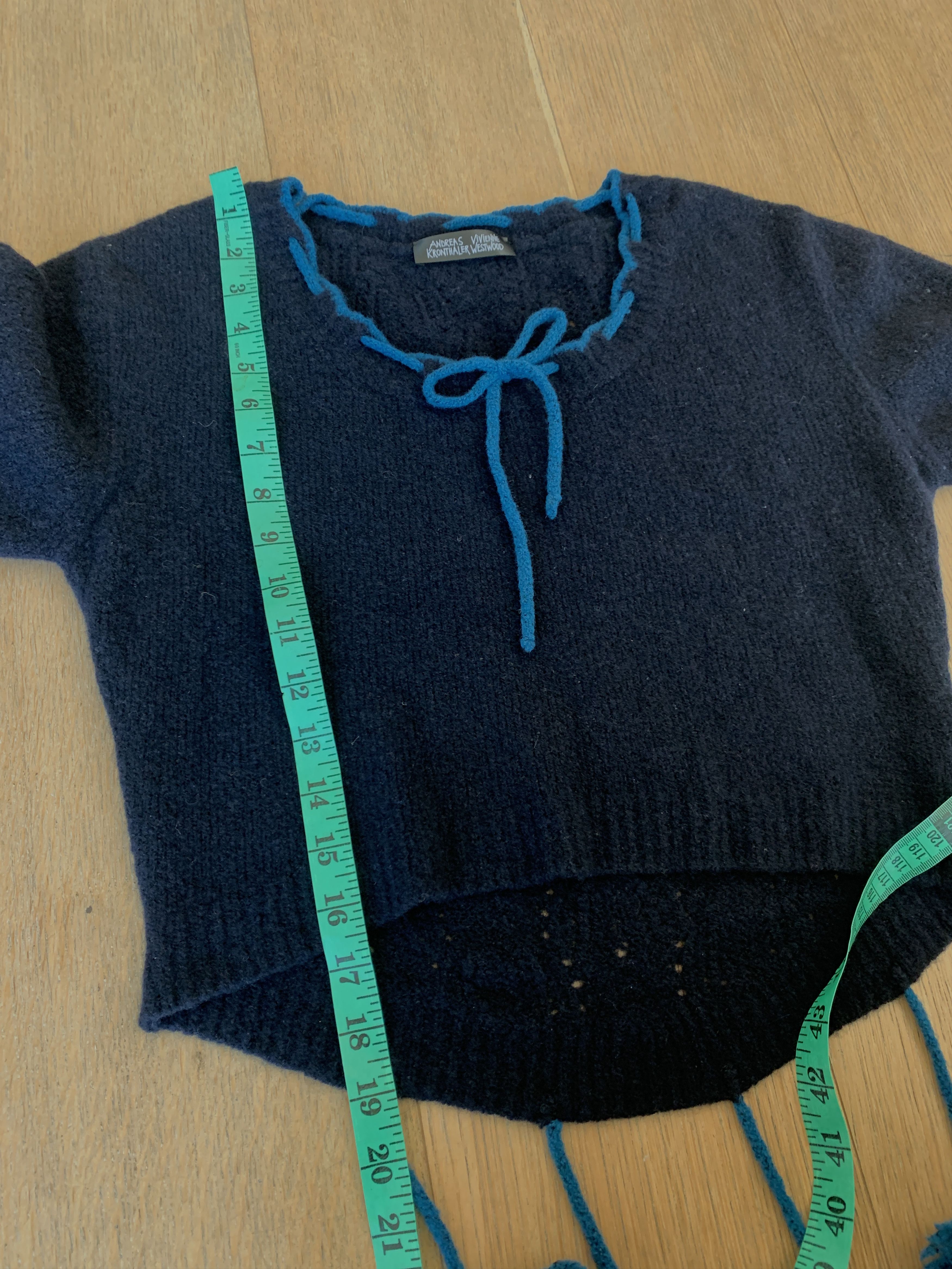 Vivienne Westwood Couture Cashmere Andreas Kronthaler Sweater Balls and String Size S / US 4 / IT 40 - 11 Thumbnail