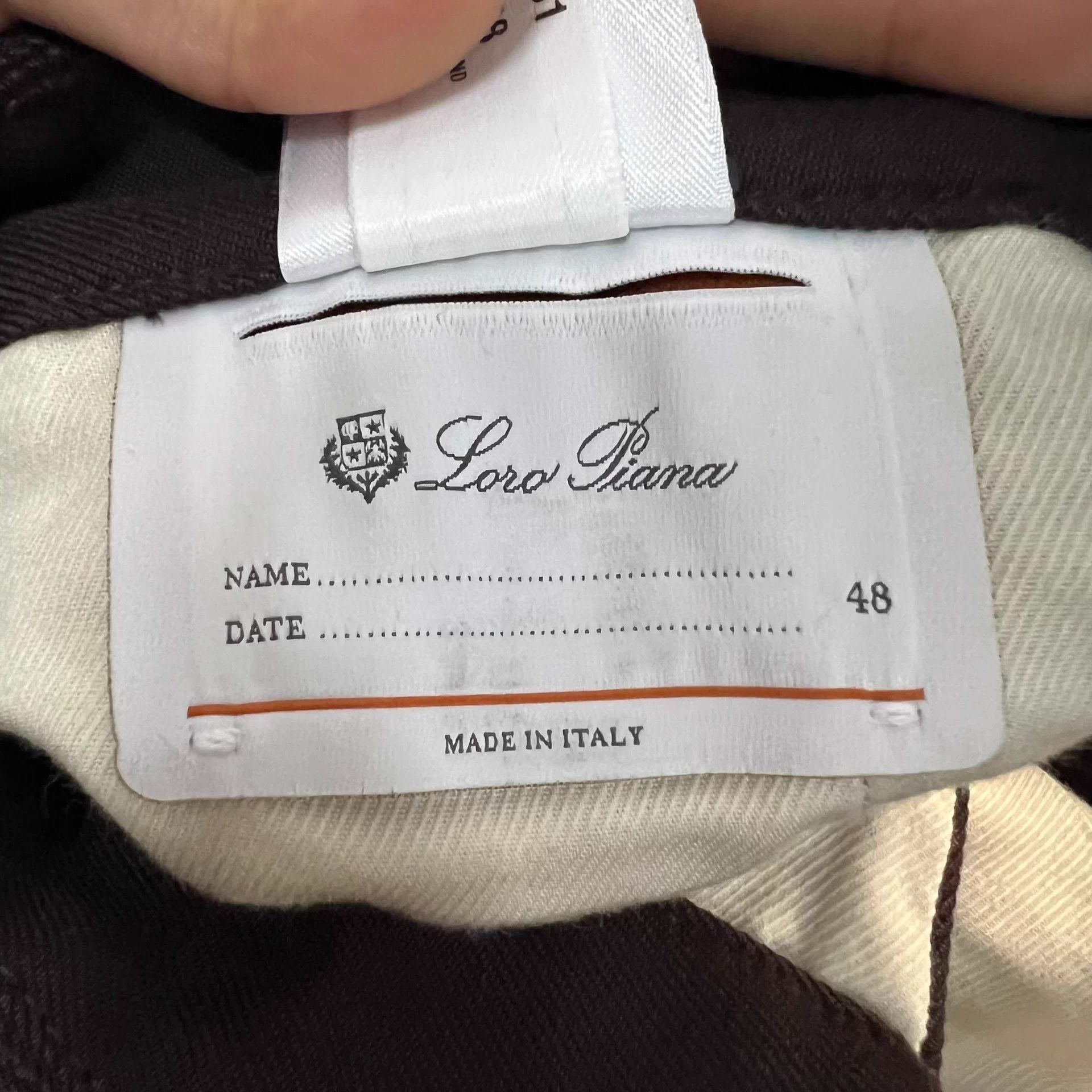 Loro Piana Loro Piana Dark Brown 48 Pants 98 New Size US 41 - 3 Thumbnail