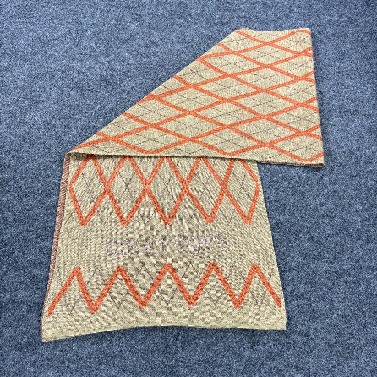 Courreges × Vintage Courreges Scarf # D783 # Muffler # Neckwear Size ONE SIZE - 7 Thumbnail