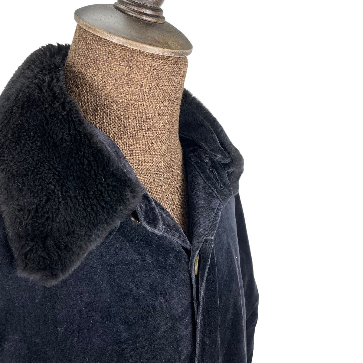 Velvet 🔥YOHJI YAMAMOTO A.A.R VELVET MOLESKIN FUR COLLAR JACKET Size US XL / EU 56 / 4 - 3 Thumbnail
