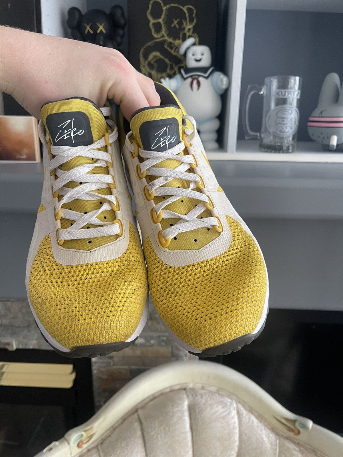 Nike Nike Air Max Zero Tinker Sketch Yellow Size 9.5 Size US 9.5 / EU 42-43 - 2 Thumbnail