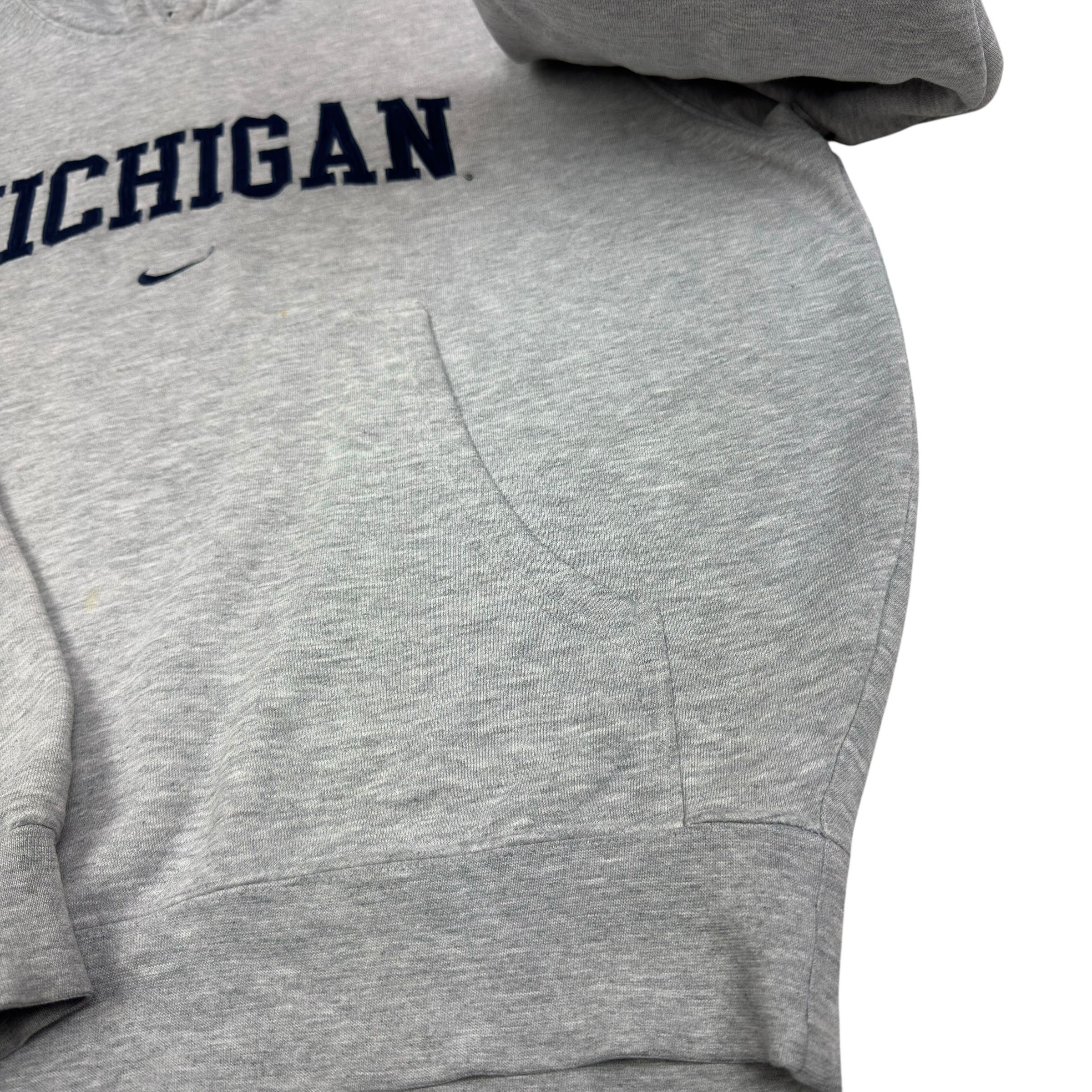 Nike Nike Men Gray Michigan Wolverines Football Pullover Hoodie M Size US M / EU 48-50 / 2 - 10 Thumbnail