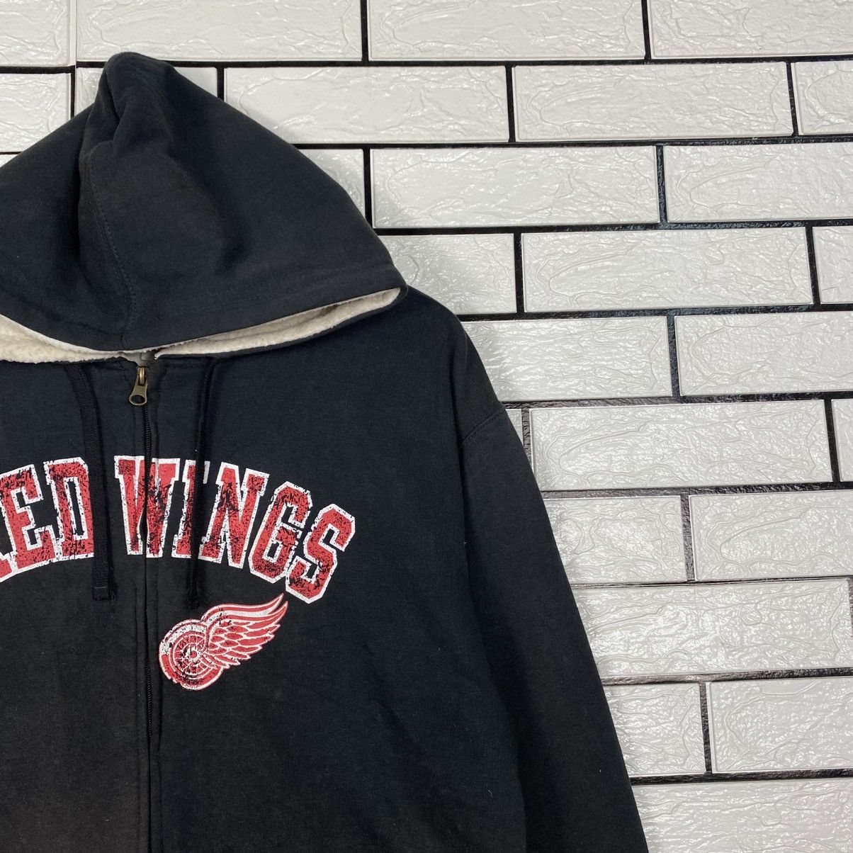NHL 📌Vintage Zipper Bomber Jacket NHL Red Wings Big Logo Size US L / EU 52-54 / 3 - 7 Thumbnail