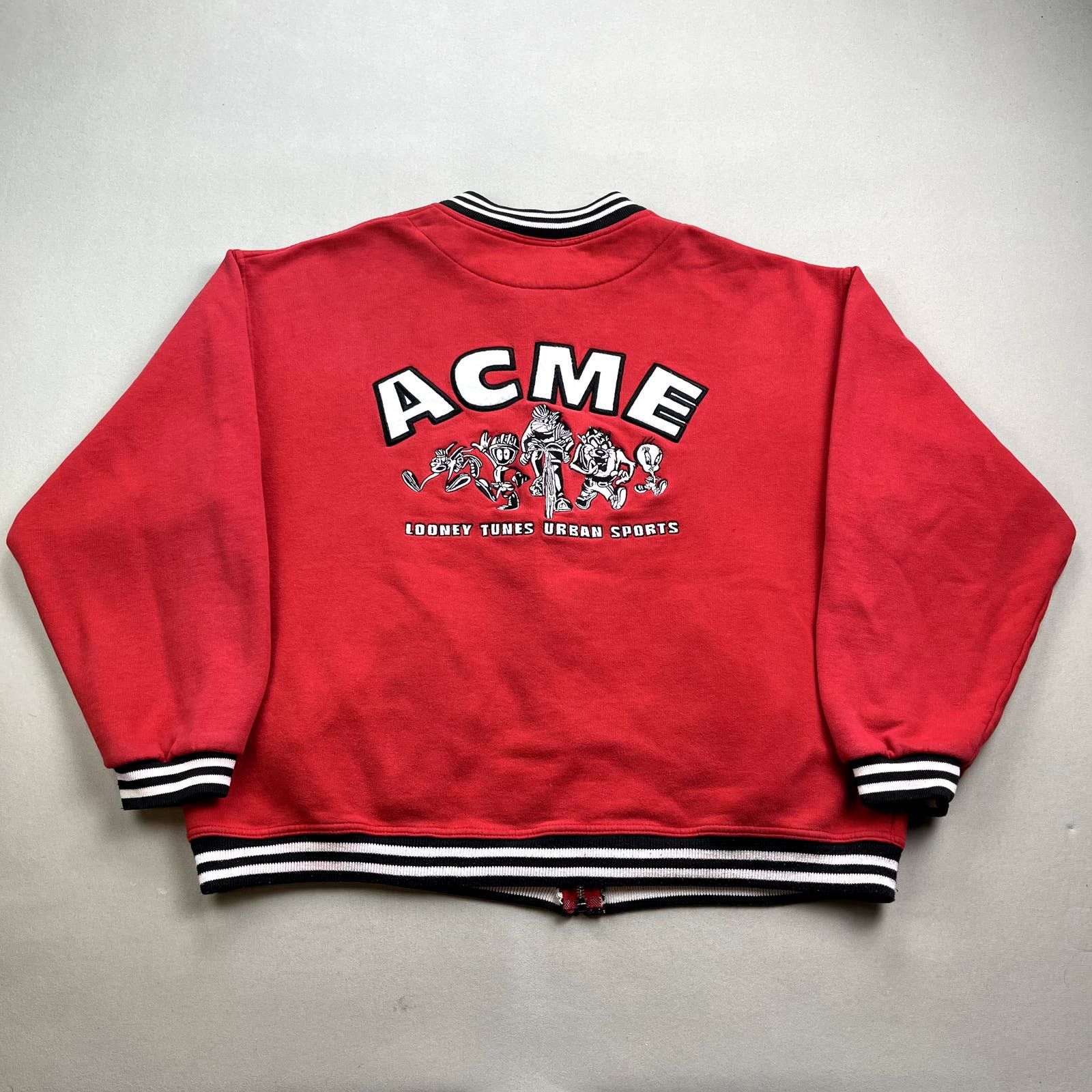 Shirts  Looney Tunes Vintage Acme Clothing 9s Baseball Jersey Xl