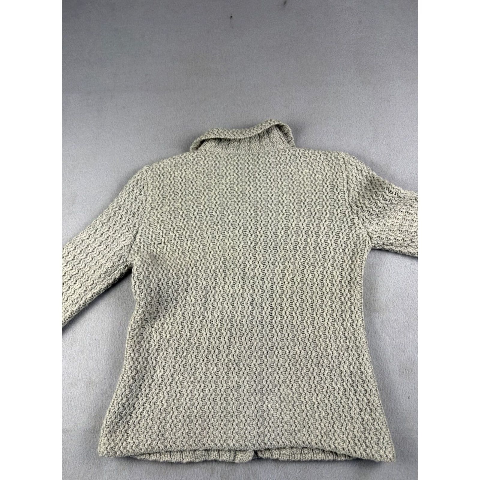 Zanone Zanone Cardigan Women’s Size S Gray Wool Button Up Knit Collar Designer Sweater Long Sleeve Regular Size S / US 4 / IT 40 - 7 Thumbnail