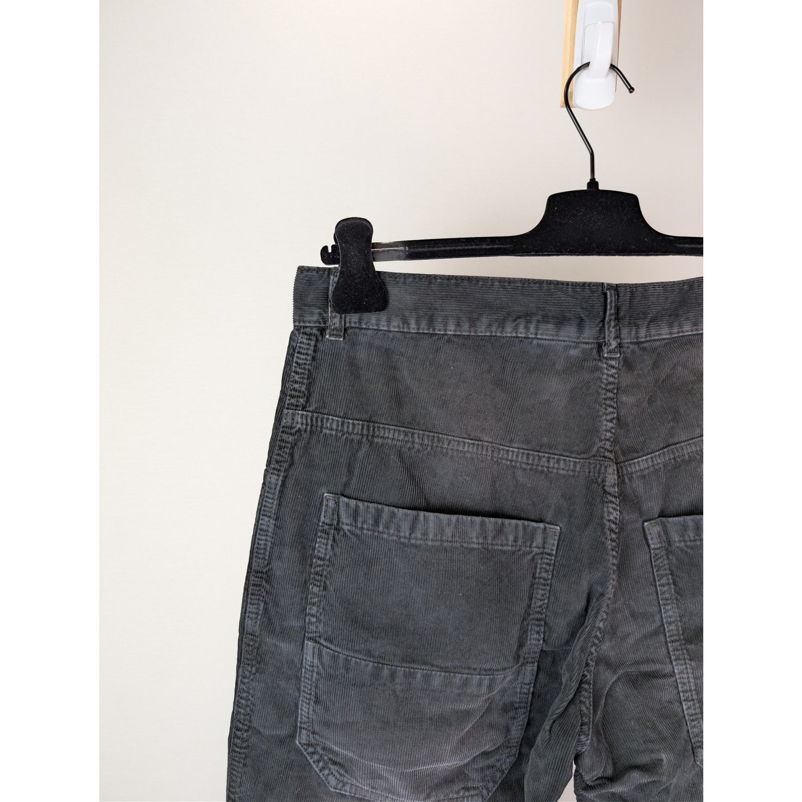 Palm Angels o1rshd1 Monogram Corduroy Denim Pants in Vintage Black Size US 32 / EU 48 - 16 Thumbnail