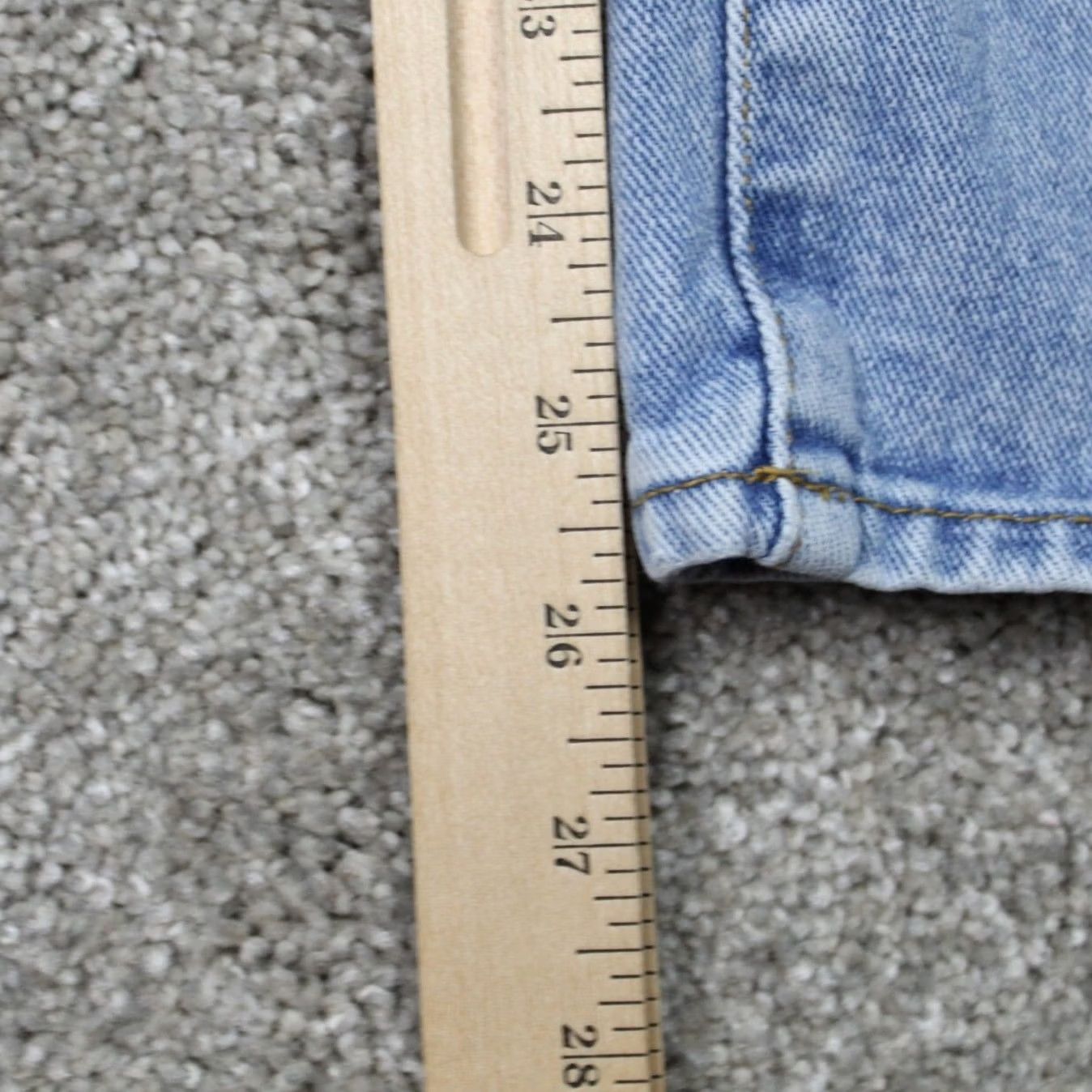 Pacsun PACSUN Mom Jeans Womens 26 Blue Patchwork Cotton Straight Leg 2 Tone 26" inseam Jeans 90s Womens Size 26" / US 2 / IT 38 - 3 Thumbnail