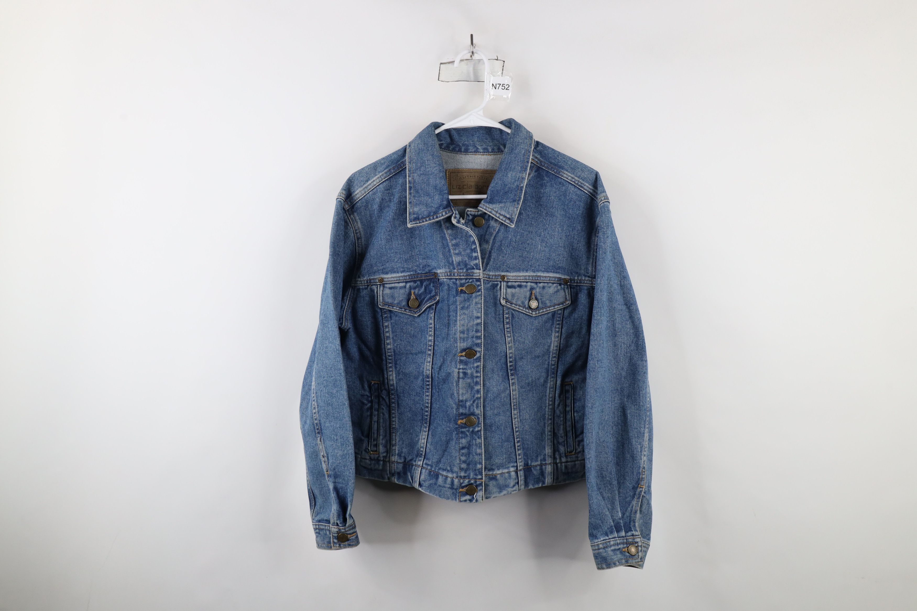 Vintage Vintage 90s Streetwear Distressed Denim Jean Trucker Jacket Size L / US 10 / IT 46 - 1 Thumbnail