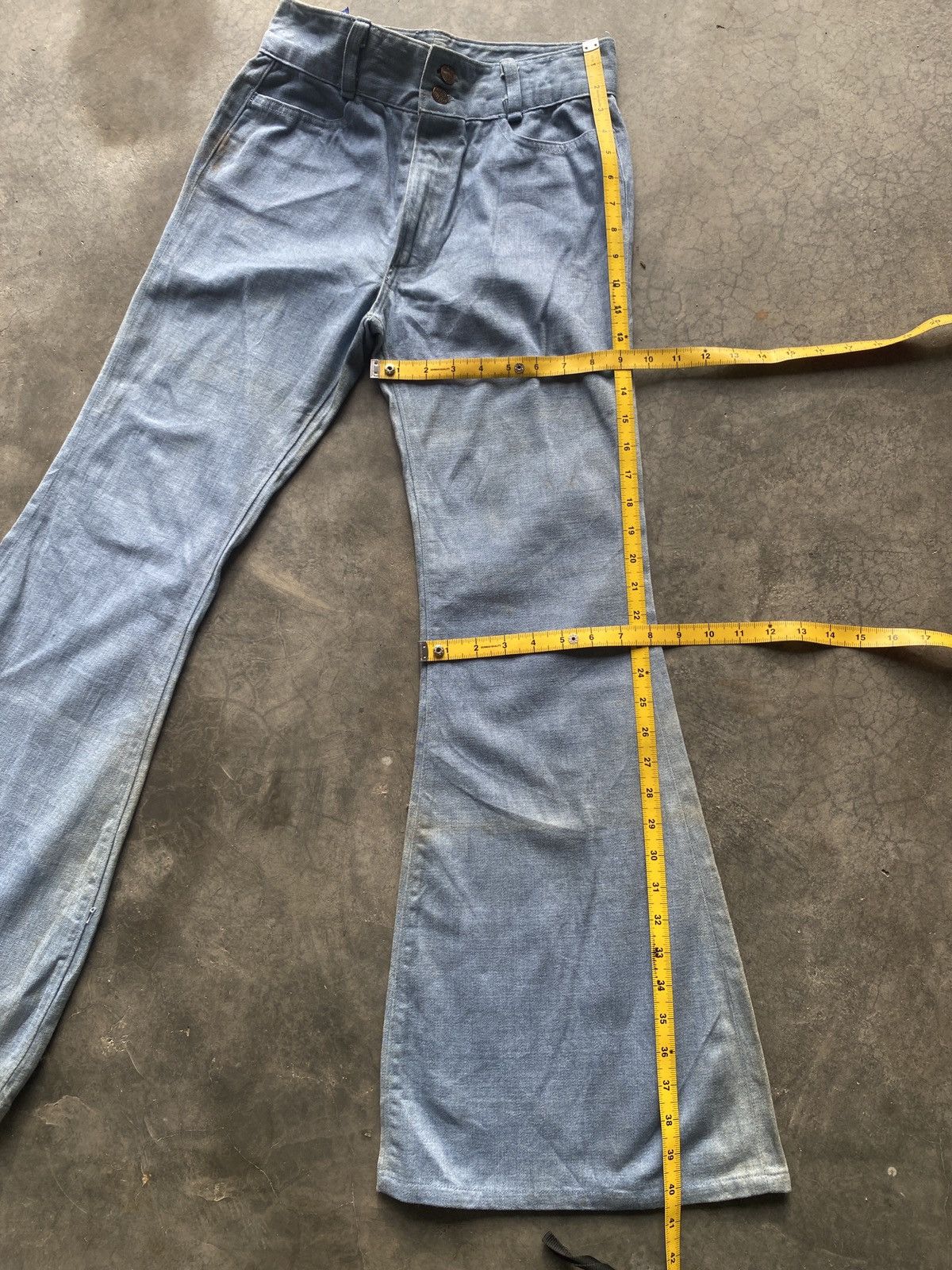 If Six Was Nine × Japanese Brand Vintage blueway flare jeans Size 30" / US 8 / IT 44 - 6 Thumbnail