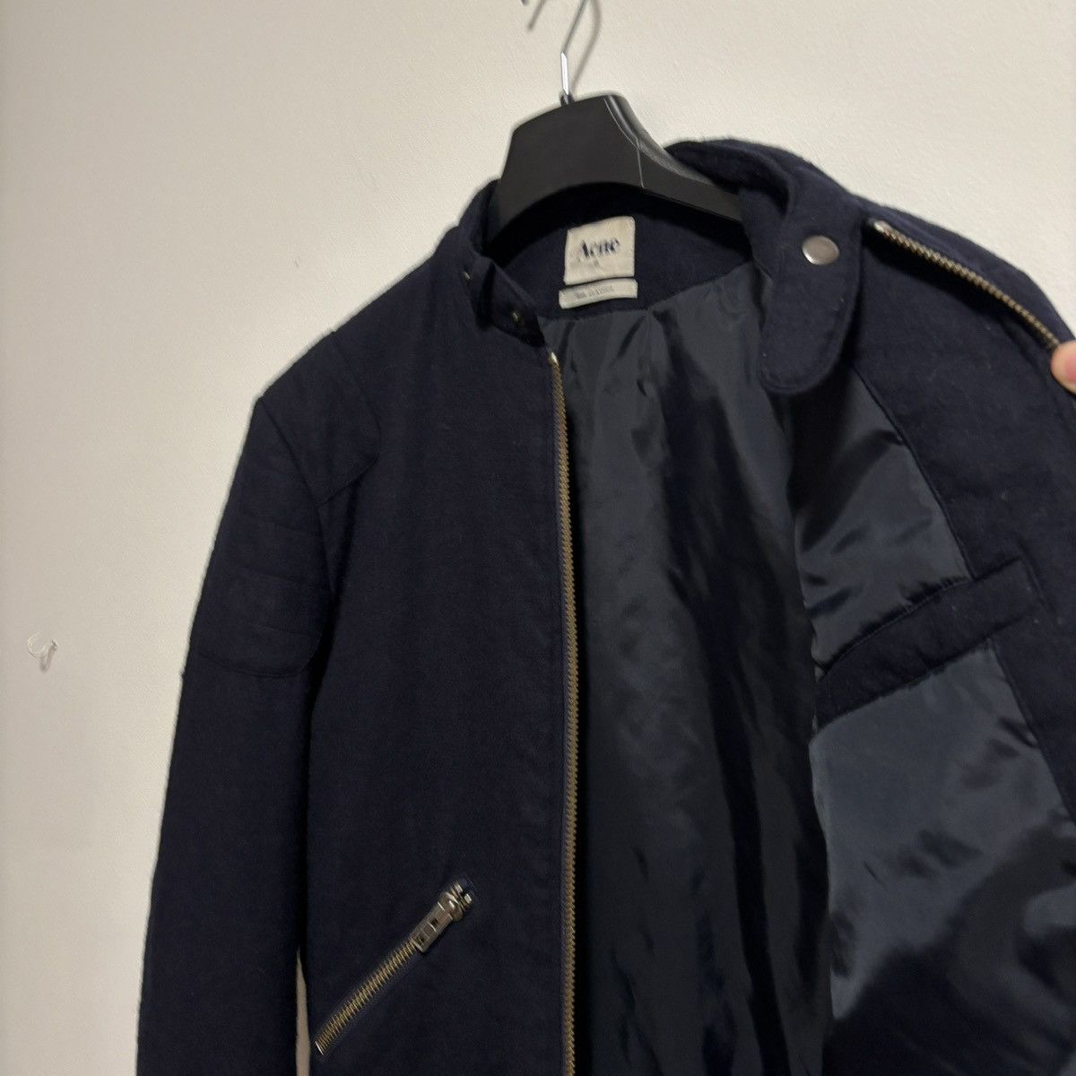 Acne Studios Acne Studios AW10 Wool Biker jacket Size US M / EU 48-50 / 2 - 7 Thumbnail