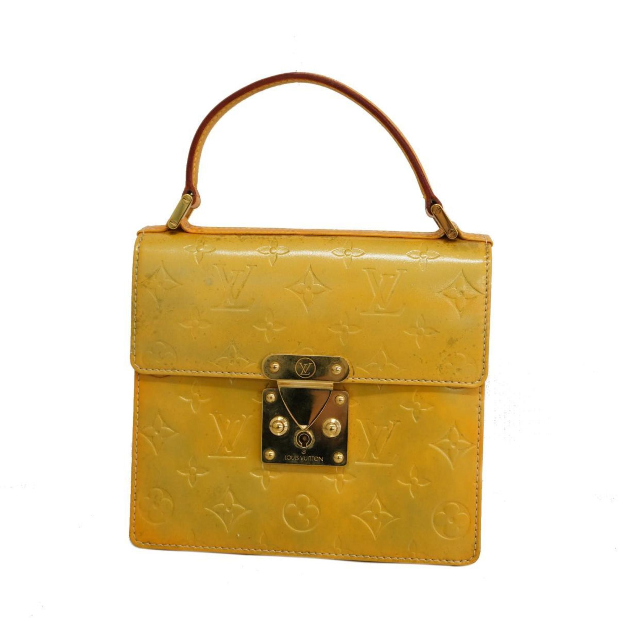 image of Louis Vuitton Handbag Vernis Spring Street M91029 Green Ladies in Gris, Women's