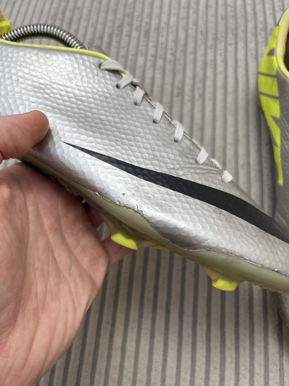 Nike Nike Mercurial Vapor IX FG 555605-007 Elite Cleats Carbon Size US 8 / EU 41 - 13 Thumbnail