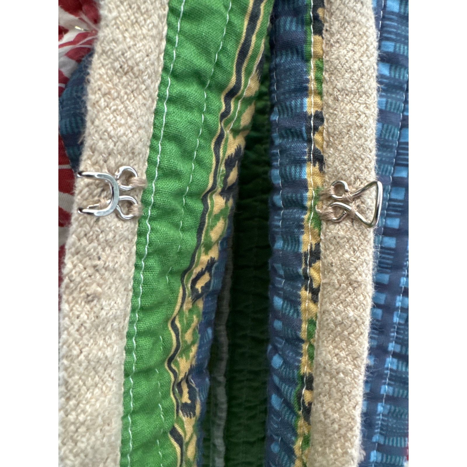 Other Cropped Boho chic quilted colorful fringed jacket x small Size XS / US 0-2 / IT 36-38 - 11 Thumbnail