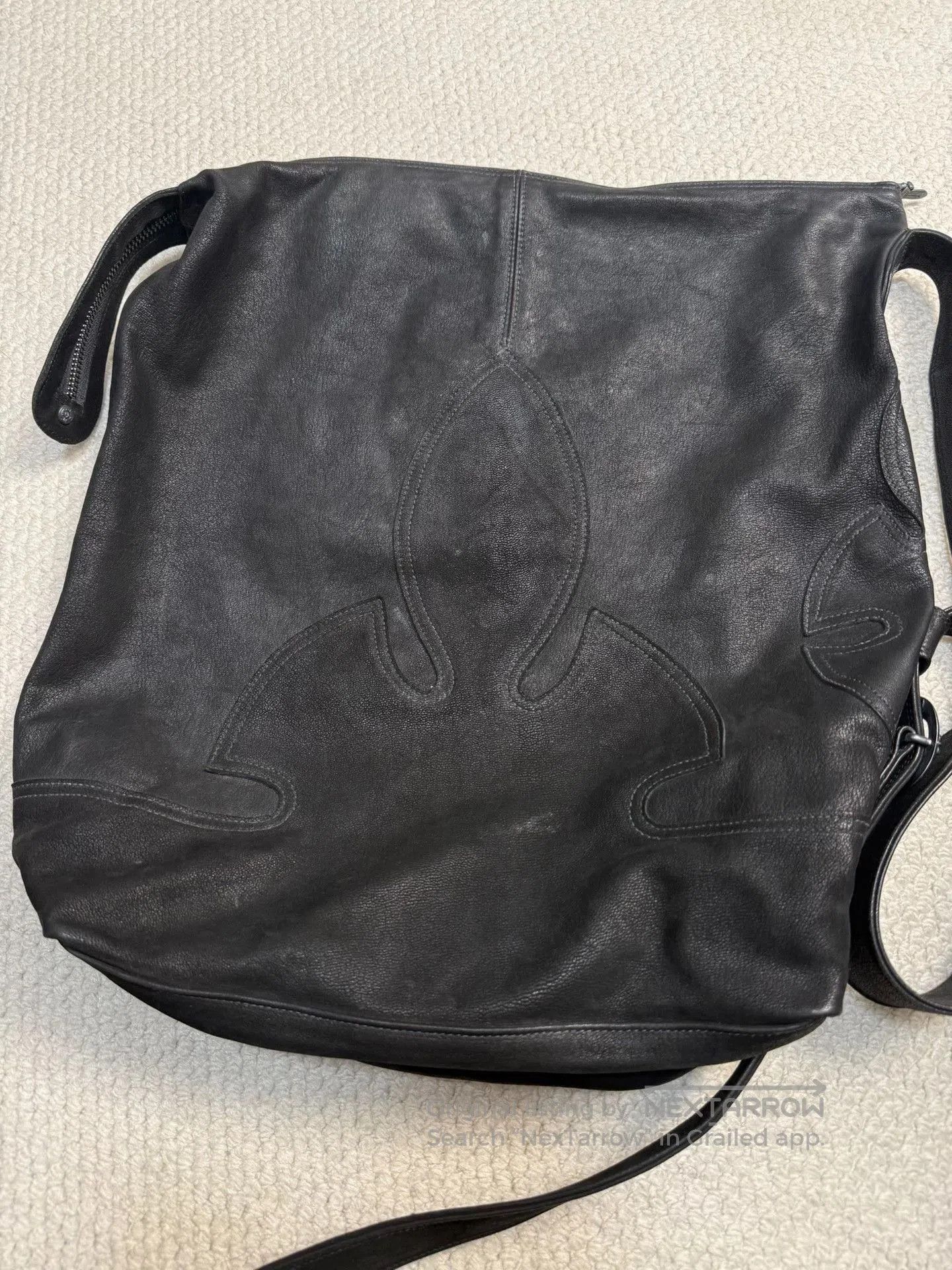 Chrome Hearts Chrome Hearts Flame Distressed Goatskin Hobo. Size ONE SIZE - 2 Thumbnail