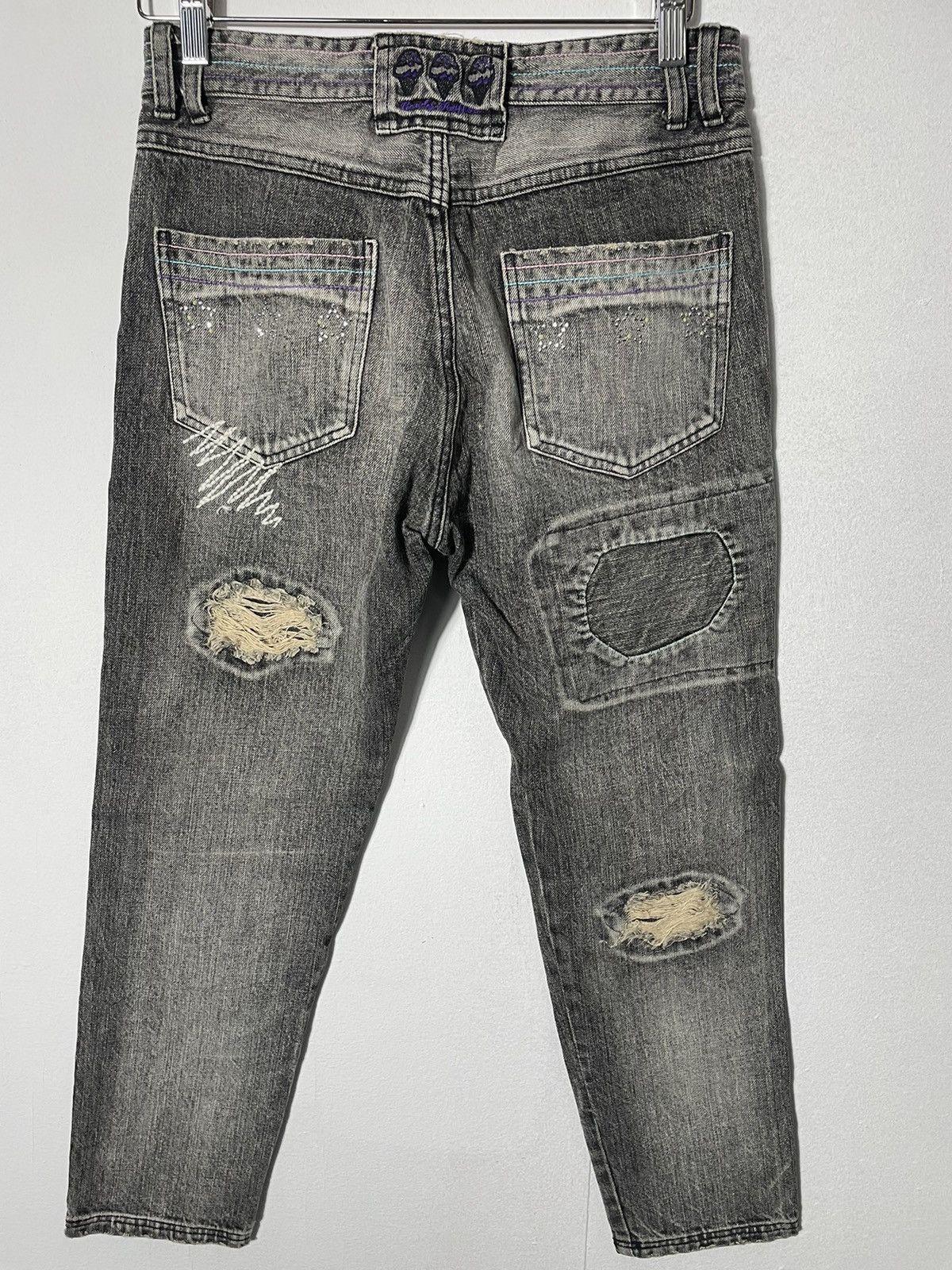Japanese Brand Candy Stripper Art Design Jeans Rare Size US 29 - 5 Thumbnail