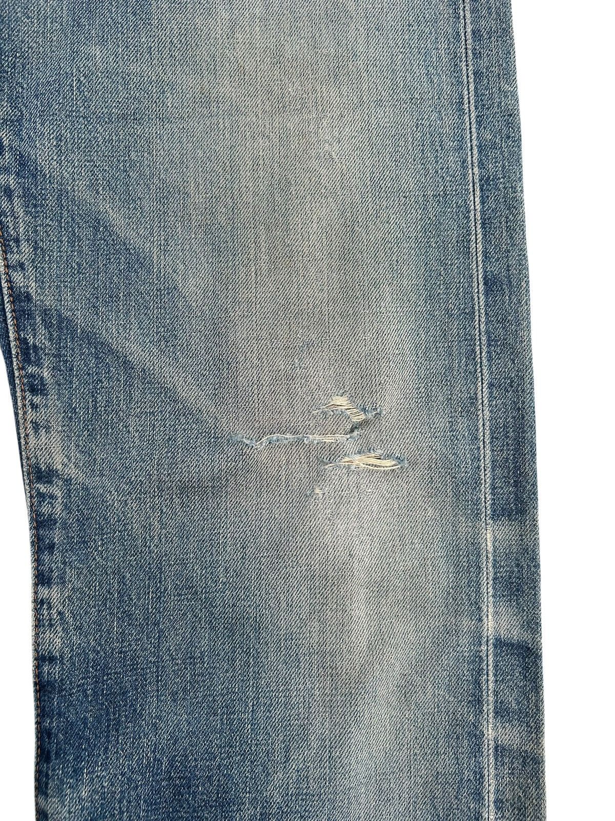 Kapital Thrashed Vintage Levis big E Selvedge Denim Jeans Size US 30 / EU 46 - 8 Thumbnail