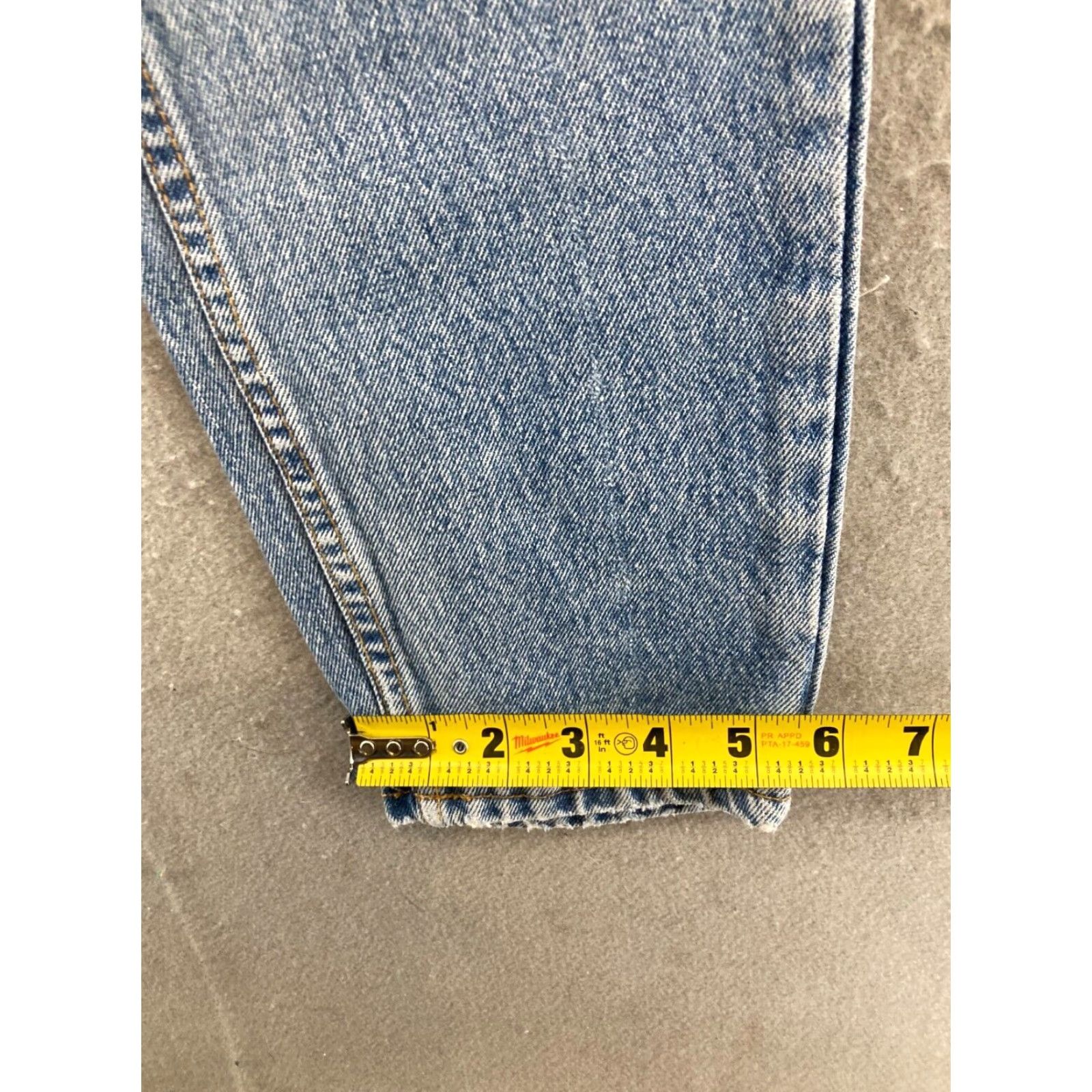 Jordache VINTAGE Jordache Jeans Tapered Womens 5 Medium Blue 90s Pattern: Solid 5-Pocket Denim 28in Inseam Mens/ Womens? Size 27" / US 4 / IT 40 - 6 Thumbnail