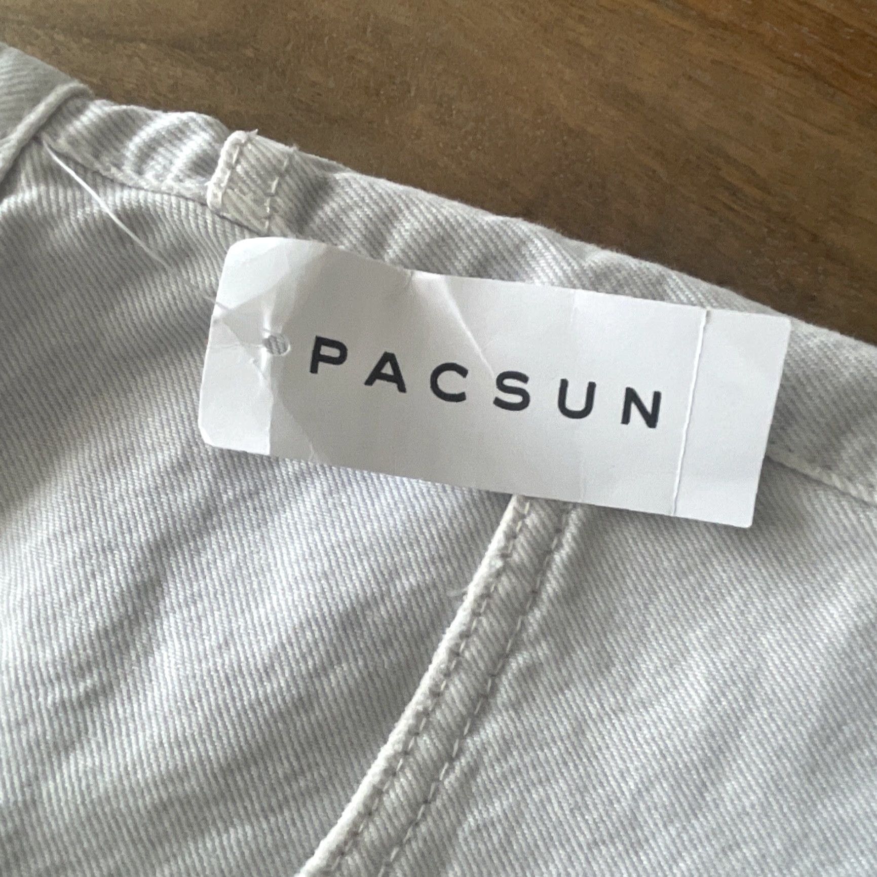 Pacsun Pacsun Denim Dad Jeans Womens 32 Jeans Distressed Relaxed Button Fly White 100% Cotton Baggy 80s 90s Hip Hop Punk Retro Womens Size 24" / US 00 / IT 34 - 5 Thumbnail