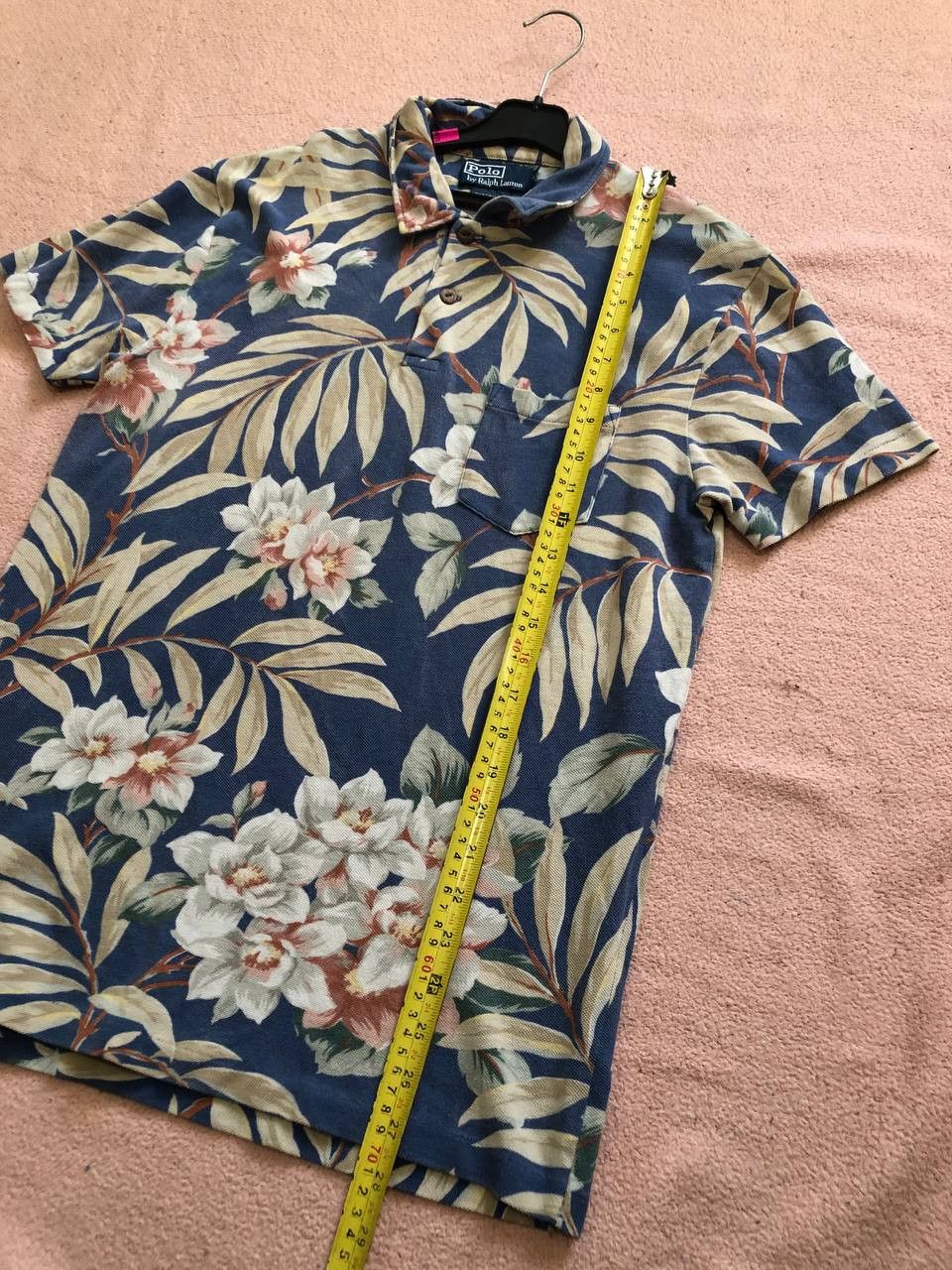 Polo Ralph Lauren Vintage Polo Ralph Lauren Custom Fit Flower Print Shirt Size US L / EU 52-54 / 3 - 8 Thumbnail