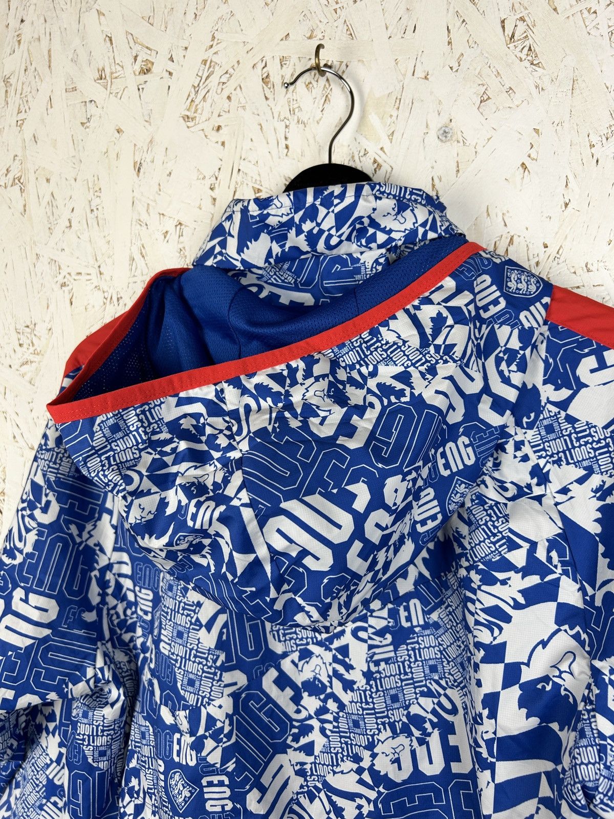 Nike Nike England All Weather AOP Training Football Jacket Blue S Size US S / EU 44-46 / 1 - 6 Thumbnail