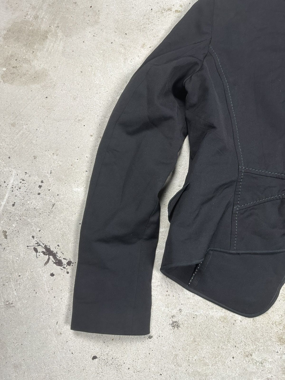 Marithe + Francois Girbaud 2000s Marithe Francois Girbaud Black Blazer Jacket Size XL / US 12-14 / IT 48-50 - 13 Thumbnail