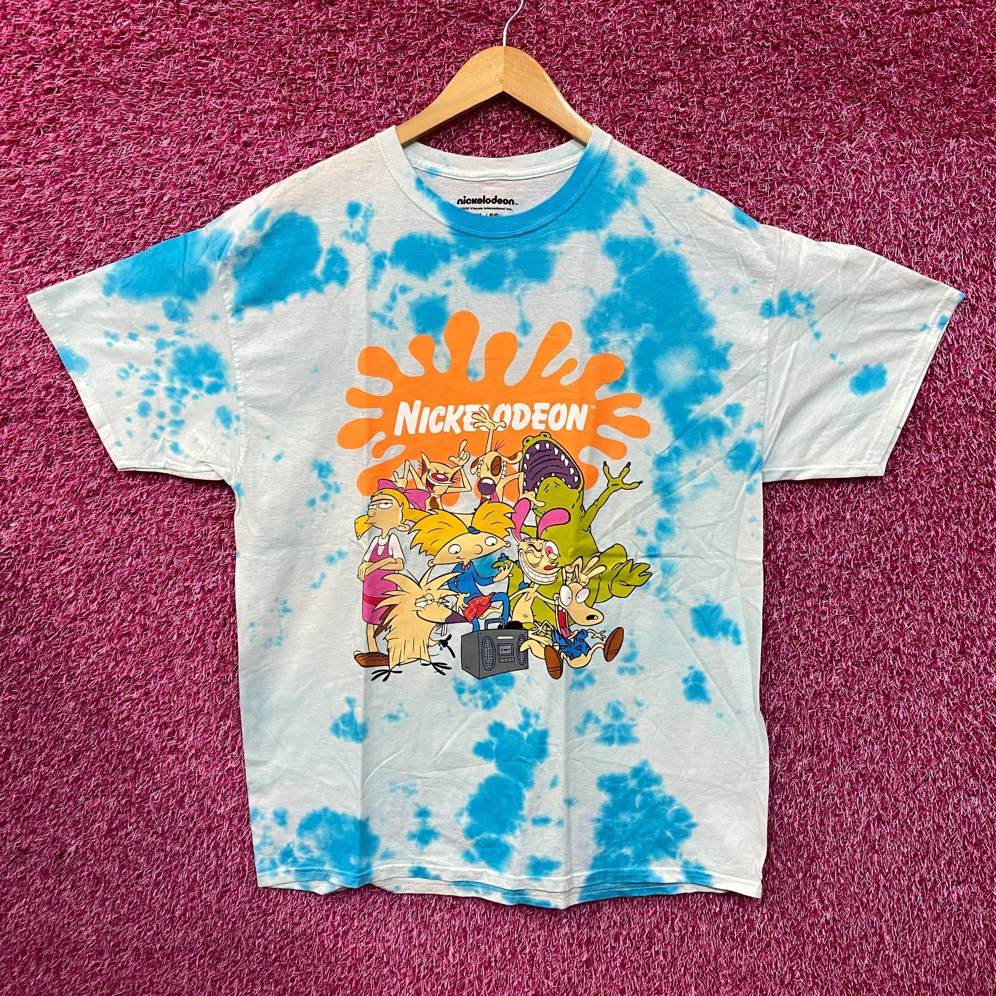 Nickelodeon Nickelodeon Best of the 90's Cartoon Mash Tie Dye T-Shirt XL Size US XL / EU 56 / 4 - 1 Thumbnail