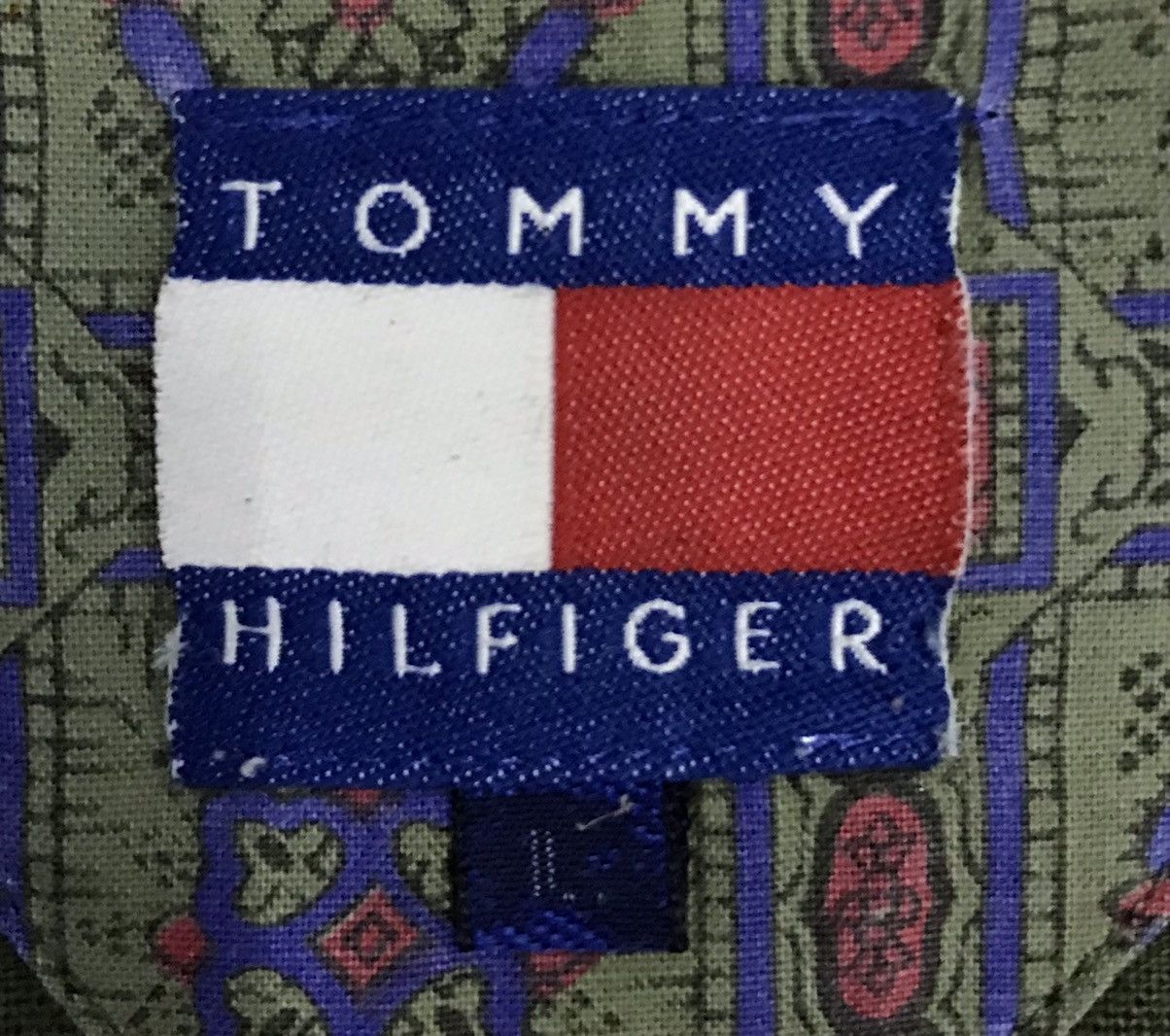 Tommy Hilfiger × Vintage Vintage Army Surplus Style Tommy Hilfiger Shirt Button Ups Size US L / EU 52-54 / 3 - 17 Thumbnail