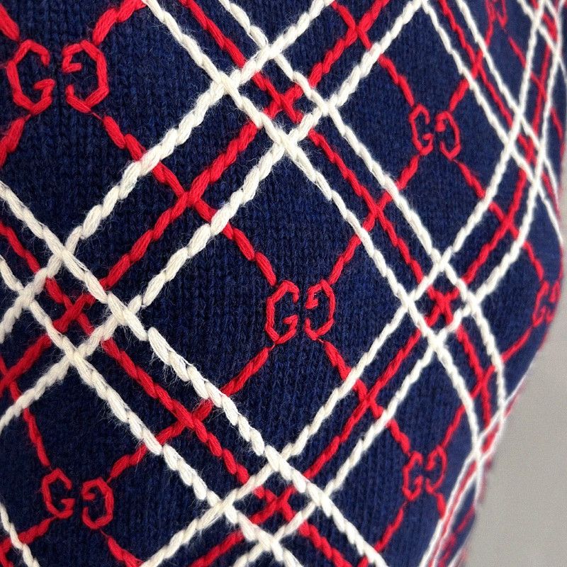 Gucci Gucci GG Logo Wool Knit Sweater Size US M / EU 48-50 / 2 - 5 Thumbnail