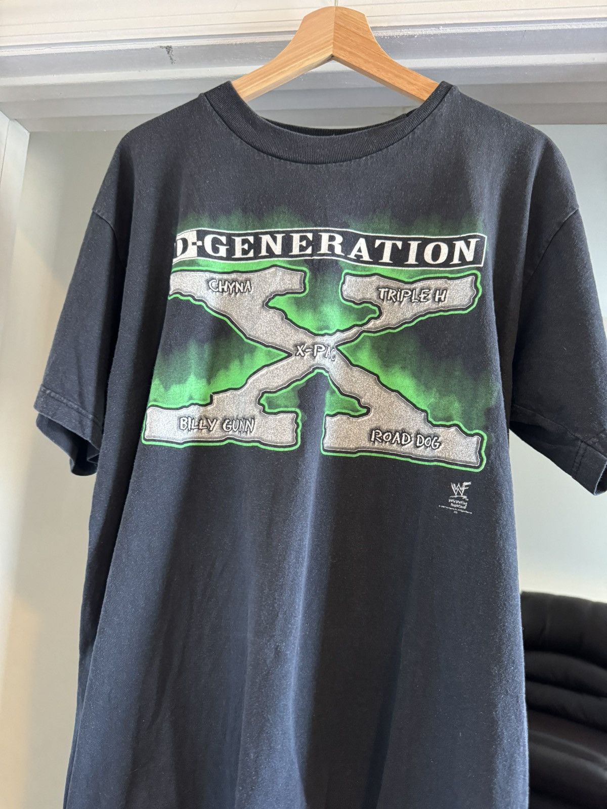 Vintage 1998 DX Degeneration X WWE WWF Wrestling T-shirt Large retailer Triple H Chyna