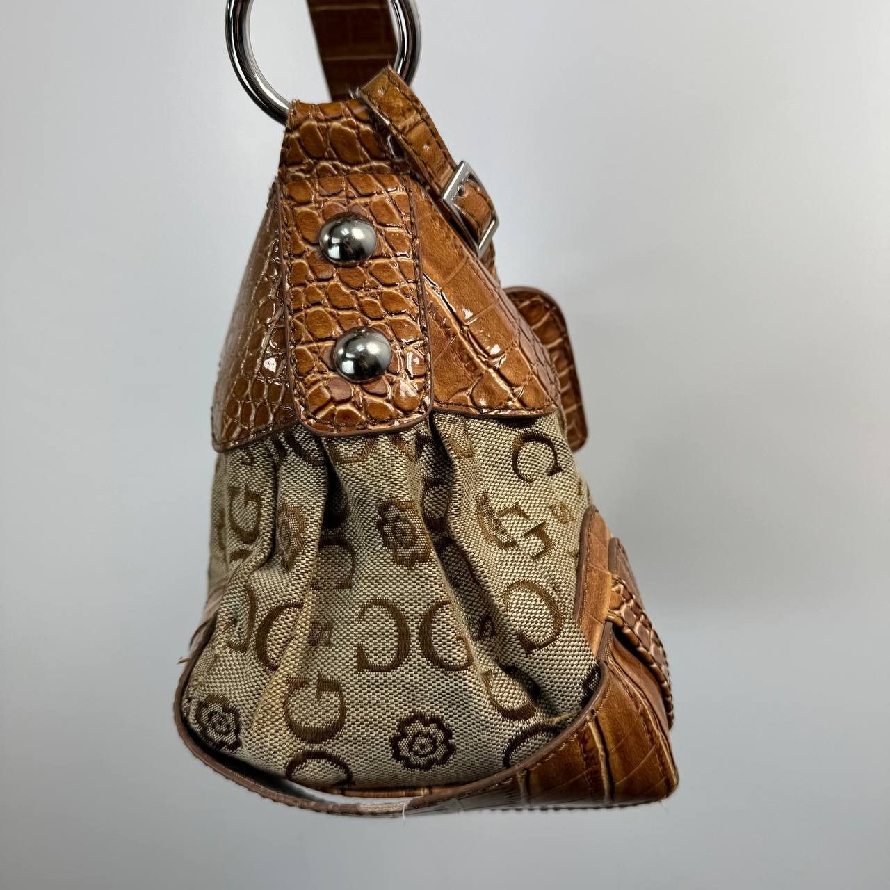 Other Gussaci Y2K Mini Shoulder Bag Brown Womens Size ONE SIZE - 6 Thumbnail