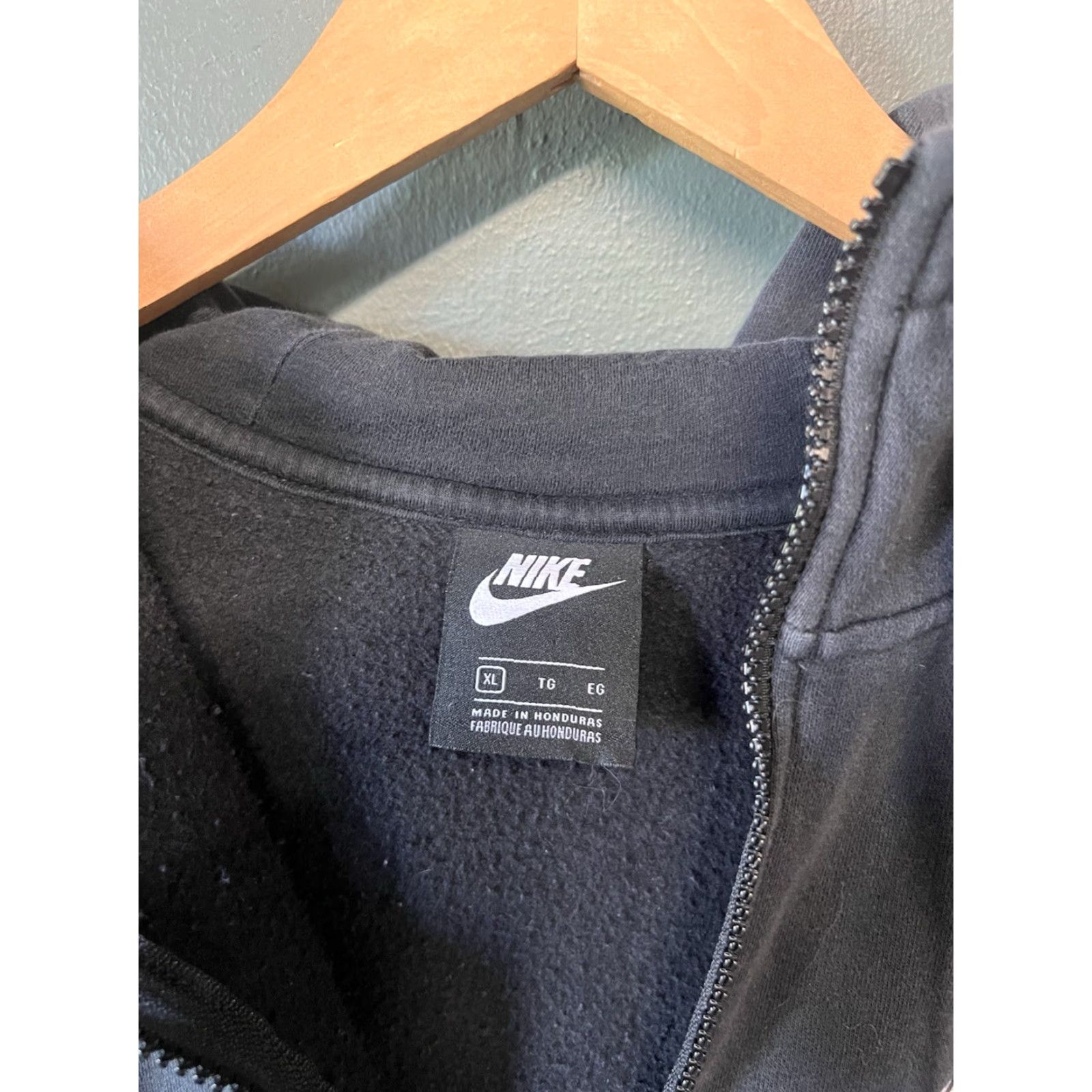 Nike Nike Sportswear Mens Black Full Zip Hooded Sweatshirt XL Size Size US XL / EU 56 / 4 - 3 Thumbnail