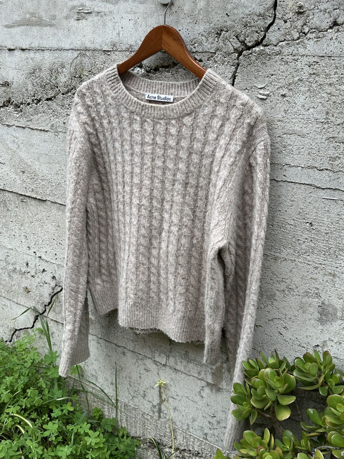 Acne Studios RARE GRAIL Acne Studios specked cable knit sweater Size US M / EU 48-50 / 2 - 1 Thumbnail