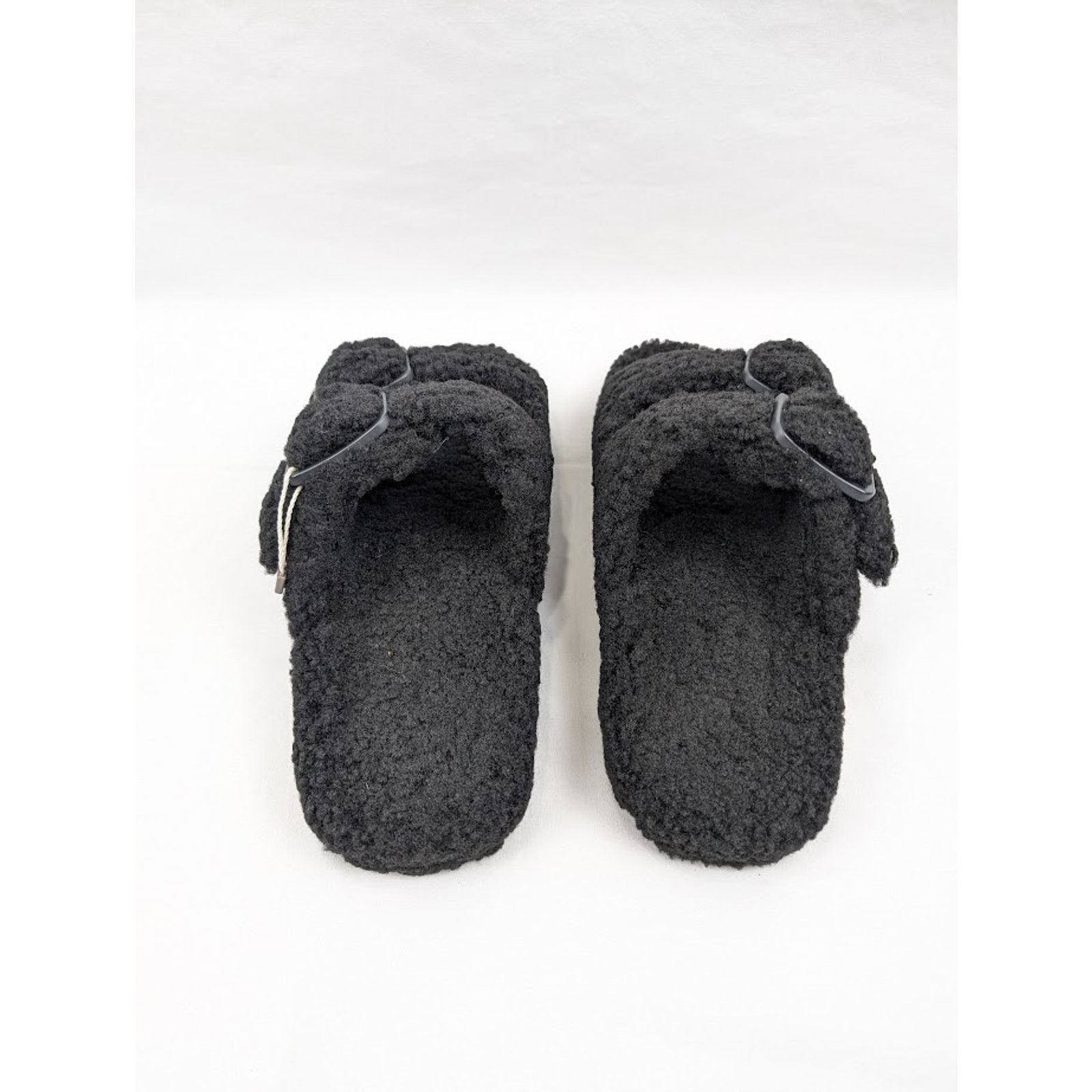 Balenciaga o1rshd1 Furry Shearling Mallorca Sandals in Black Size US 9 / EU 42 - 19 Thumbnail