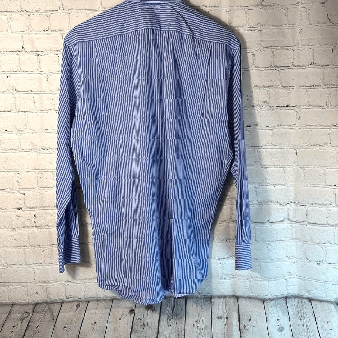 Peter Millar Peter Millar Performance Poplin Striped Sport Shirt 15 1/2R Men Long Sleeve Mulitcolor (Multicolor) Size US L / EU 52-54 / 3 - 5 Thumbnail