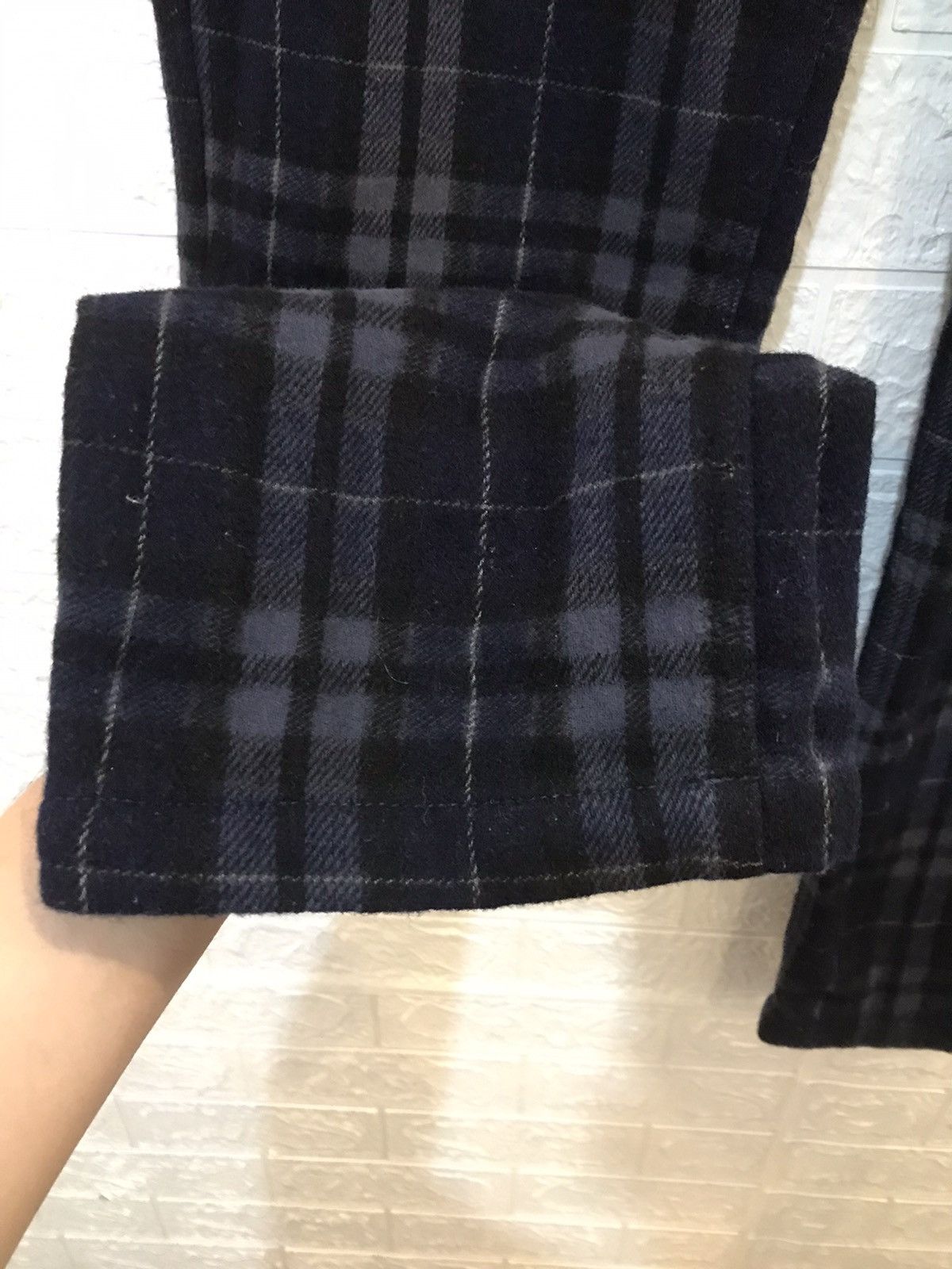 Japanese Brand Checked Pants wool Japanese cepo work & workers tartan Size US 32 / EU 48 - 5 Thumbnail