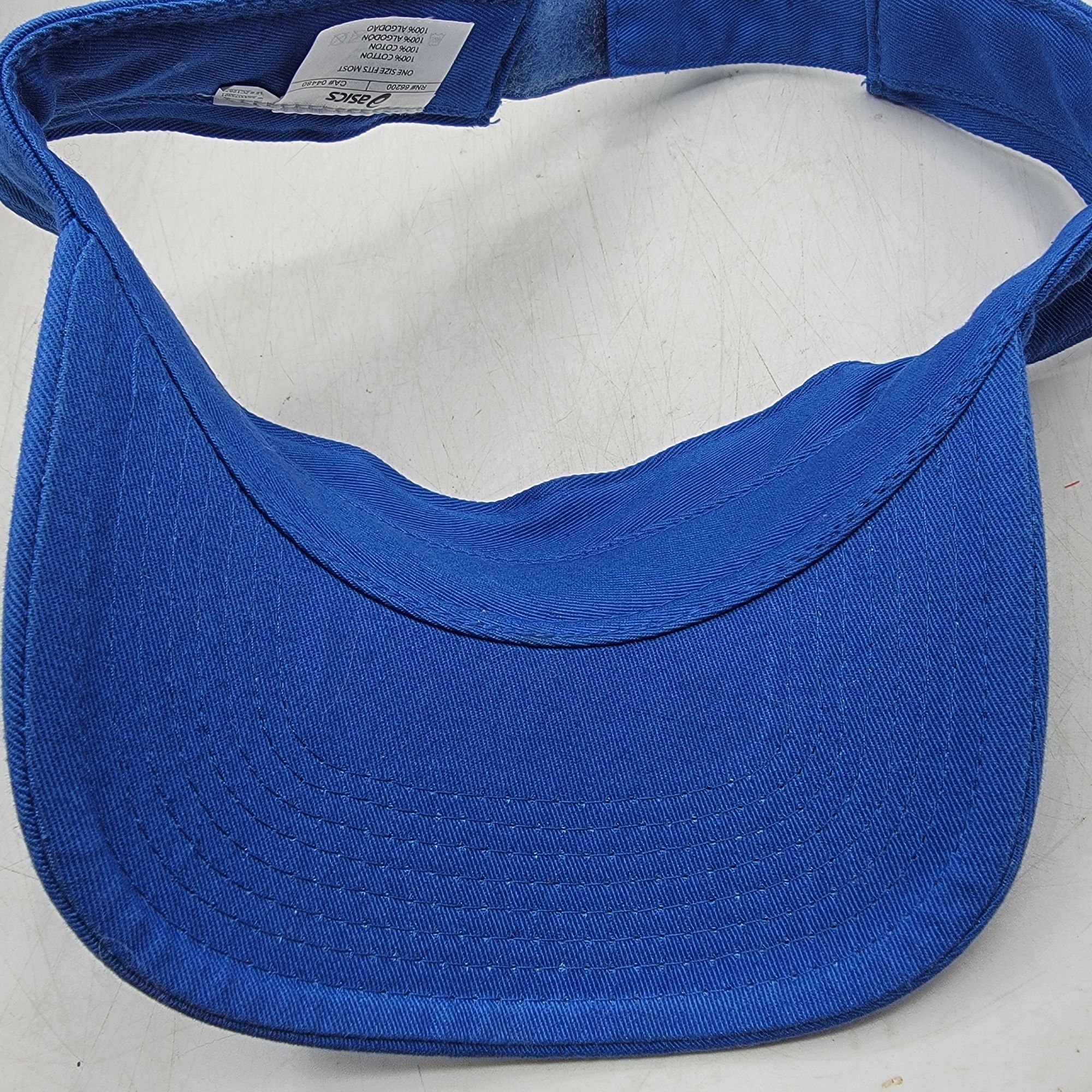 Asics Asics Adults Blue Visor Hat One Size Fits Most Golf Adjustab Size ONE SIZE - 8 Thumbnail