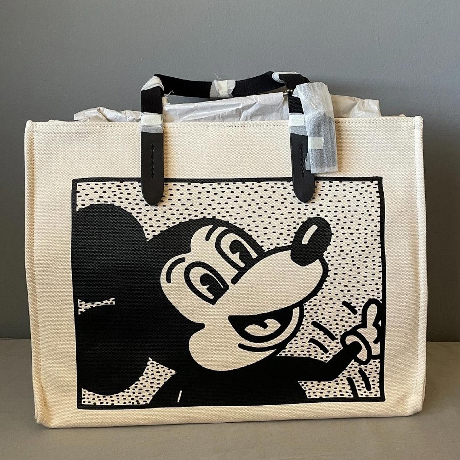 Coach NWT coach Disney Mickey Mouse X Keith Haring Tote 42 Size ONE SIZE - 1 Thumbnail