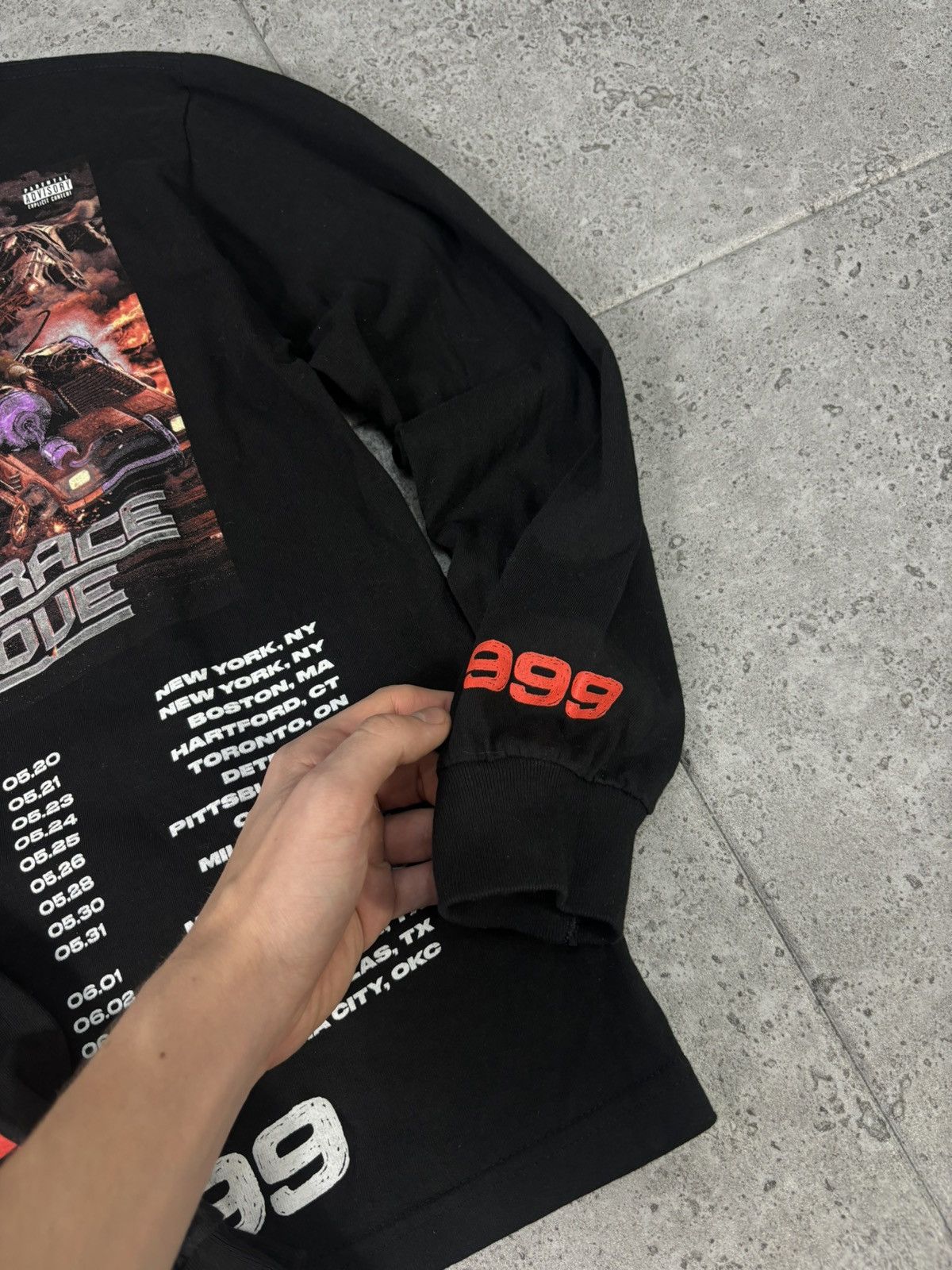 999 Club × Band Tees RARE JUICE WRLD DEATH RACE FOR LOVE 999 LS Tour tee Size US S / EU 44-46 / 1 - 5 Thumbnail