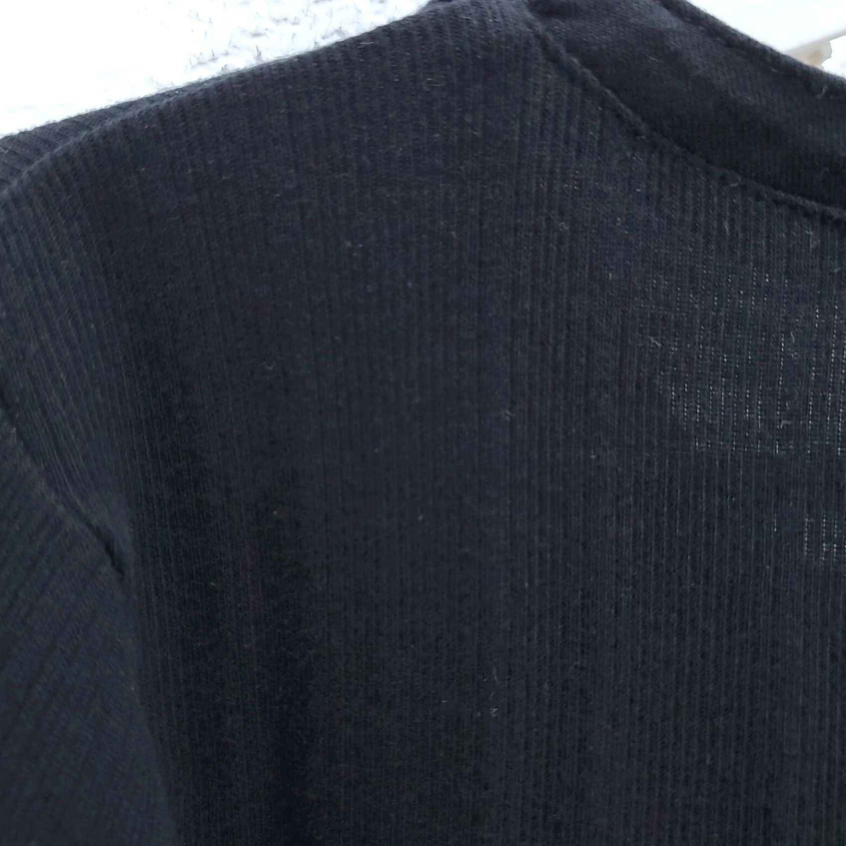 Vintage VINTAGE Etam Women's Sleep Shirt Black Long Sleeve 3/4 BUTTONS SZ 38 Angel Top Mens Womens Girls Size XS / US 0-2 / IT 36-38 - 4 Thumbnail