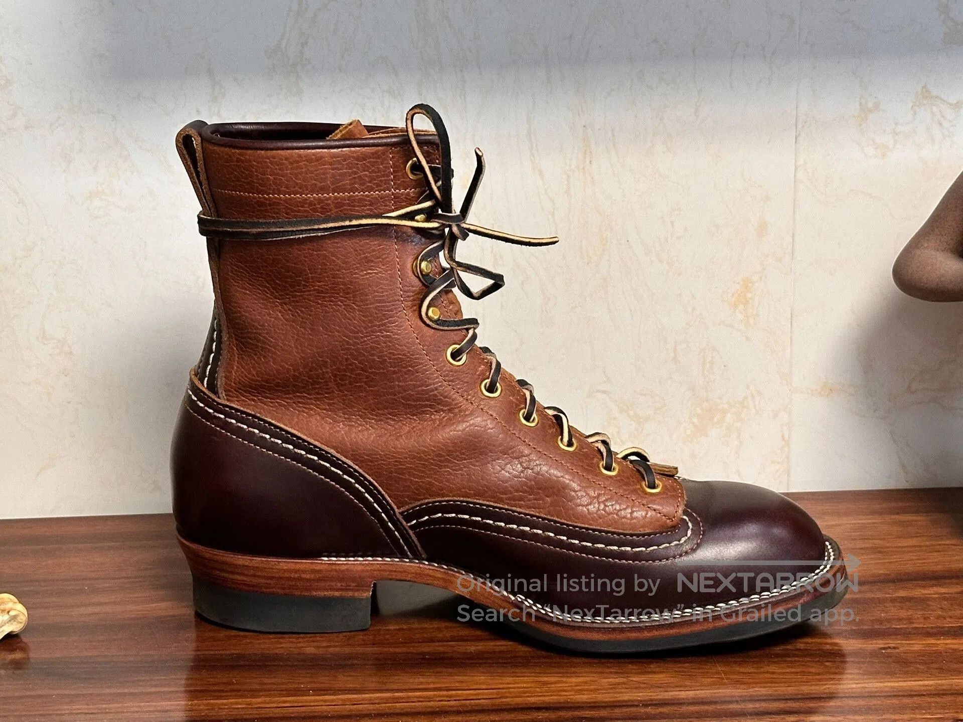 Iron Heart Ironboot High Line Logging Boots. Size US 7.5 / EU 40-41 - 4 Thumbnail