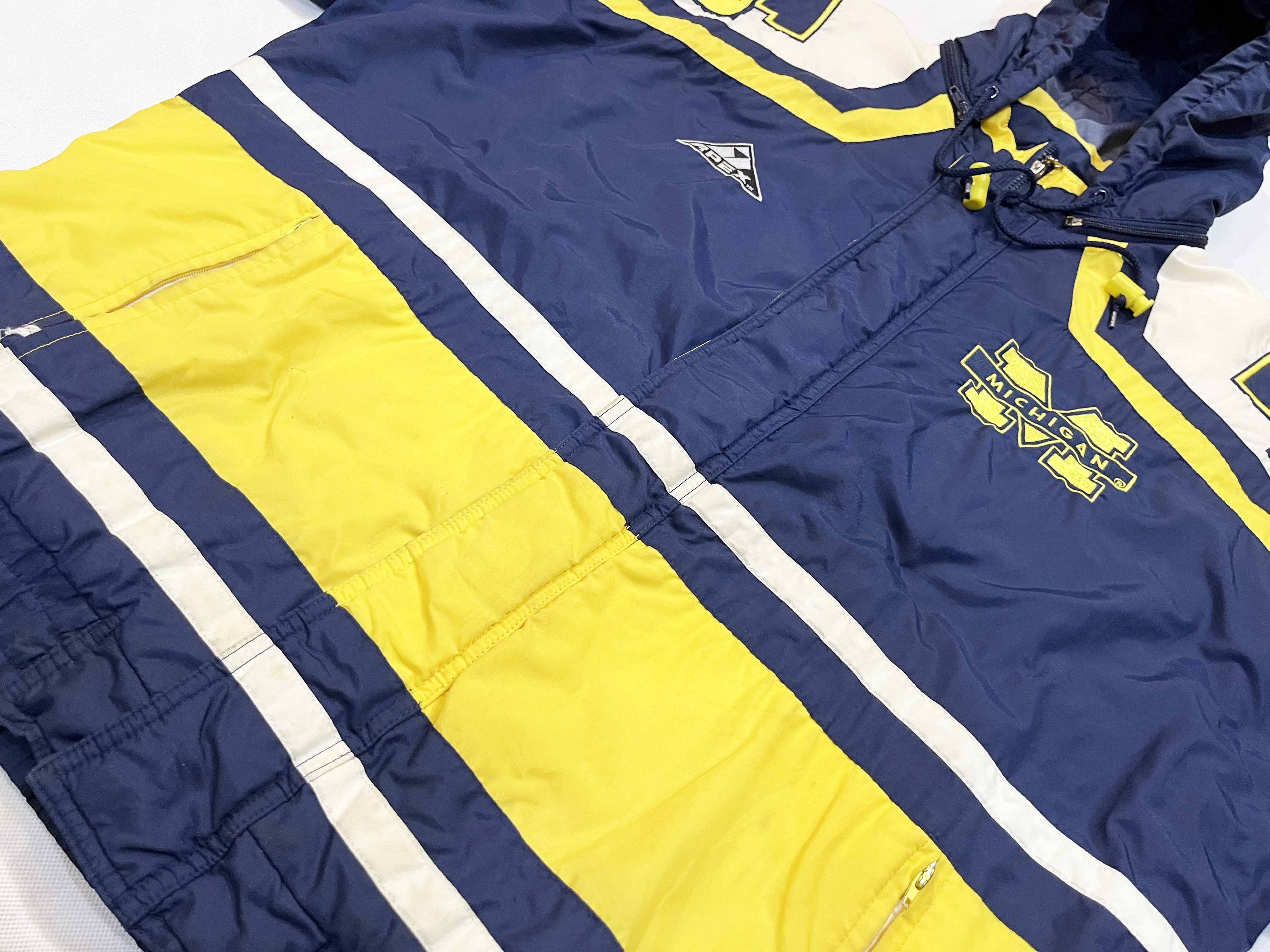 Apex One × NCAA × Vintage Vintage Apex One NCAA Michigan Wolverines Full Zip Jacket Size US L / EU 52-54 / 3 - 13 Thumbnail