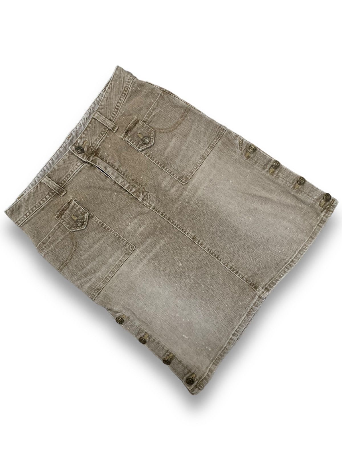 Japanese Brand Vintage Japanese Brand Washed Denim Mini Skirt Jeans Size 29" - 5 Thumbnail