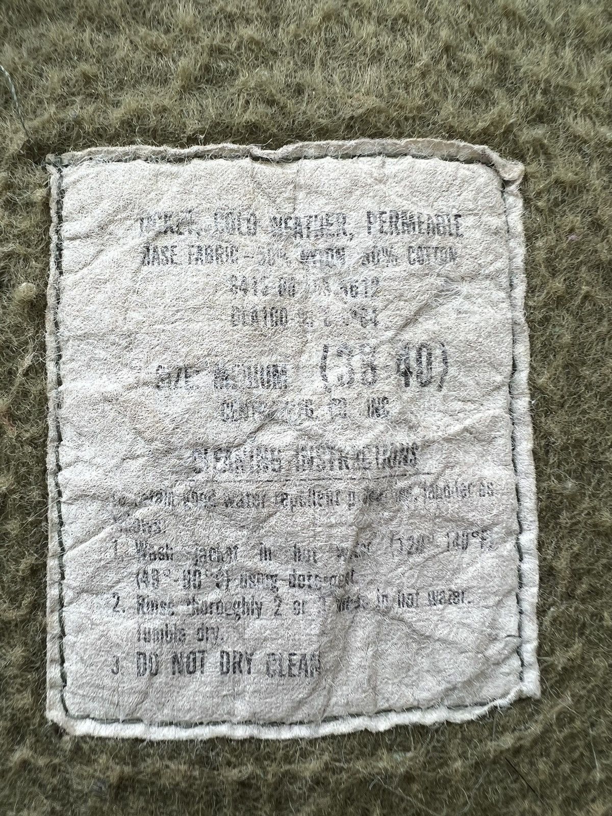 Vintage VTG Trashed US Navy Permeable A-2 Cold Weather Deck Jack Size US M / EU 48-50 / 2 - 21 Thumbnail