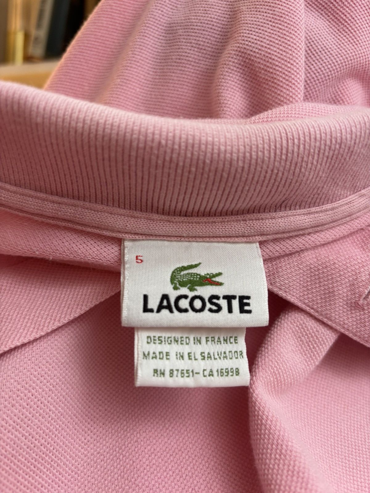 Lacoste Lacoste Pink Polo Size US M / EU 48-50 / 2 - 6 Thumbnail