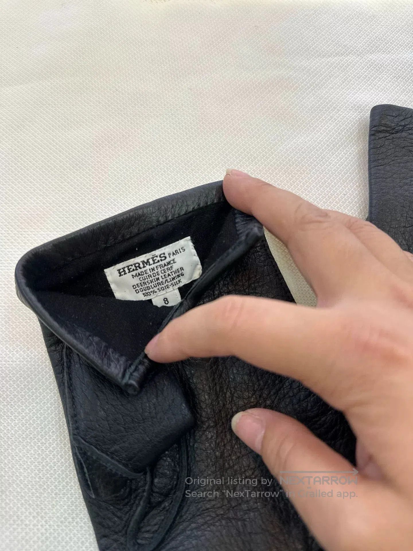 Hermes Hermes Sheepskin Gloves Size 8. Size ONE SIZE - 3 Thumbnail