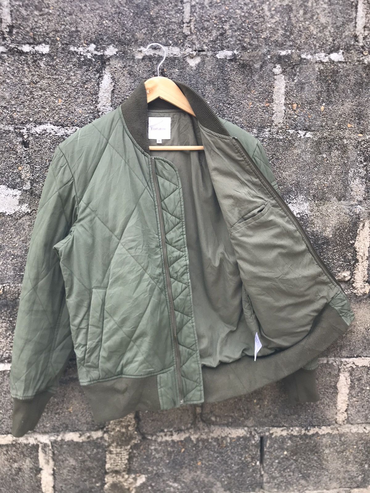 Japanese Brand 🌟Dear Laurel Military Style Quilted Bomber Jacket Size US M / EU 48-50 / 2 - 6 Thumbnail