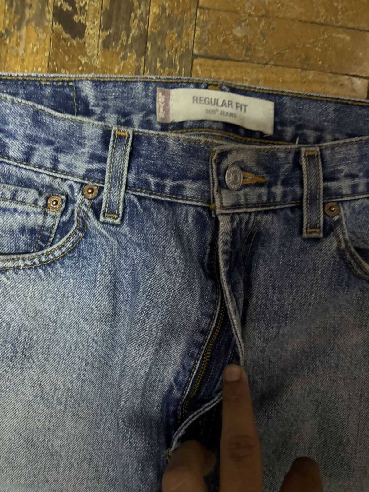Jean × Levi's × Vintage Vintage Levis 505 Regular Fit Men Jeans (Size 32) Size US 32 / EU 48 - 7 Thumbnail