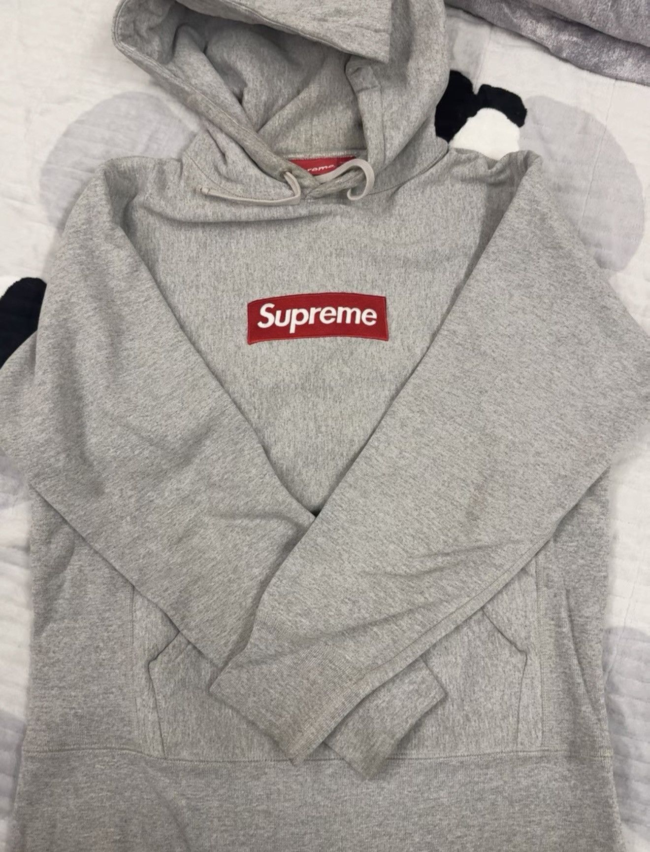 Supreme Supreme x Kids 40 OZ Hoodie Grey | Grailed