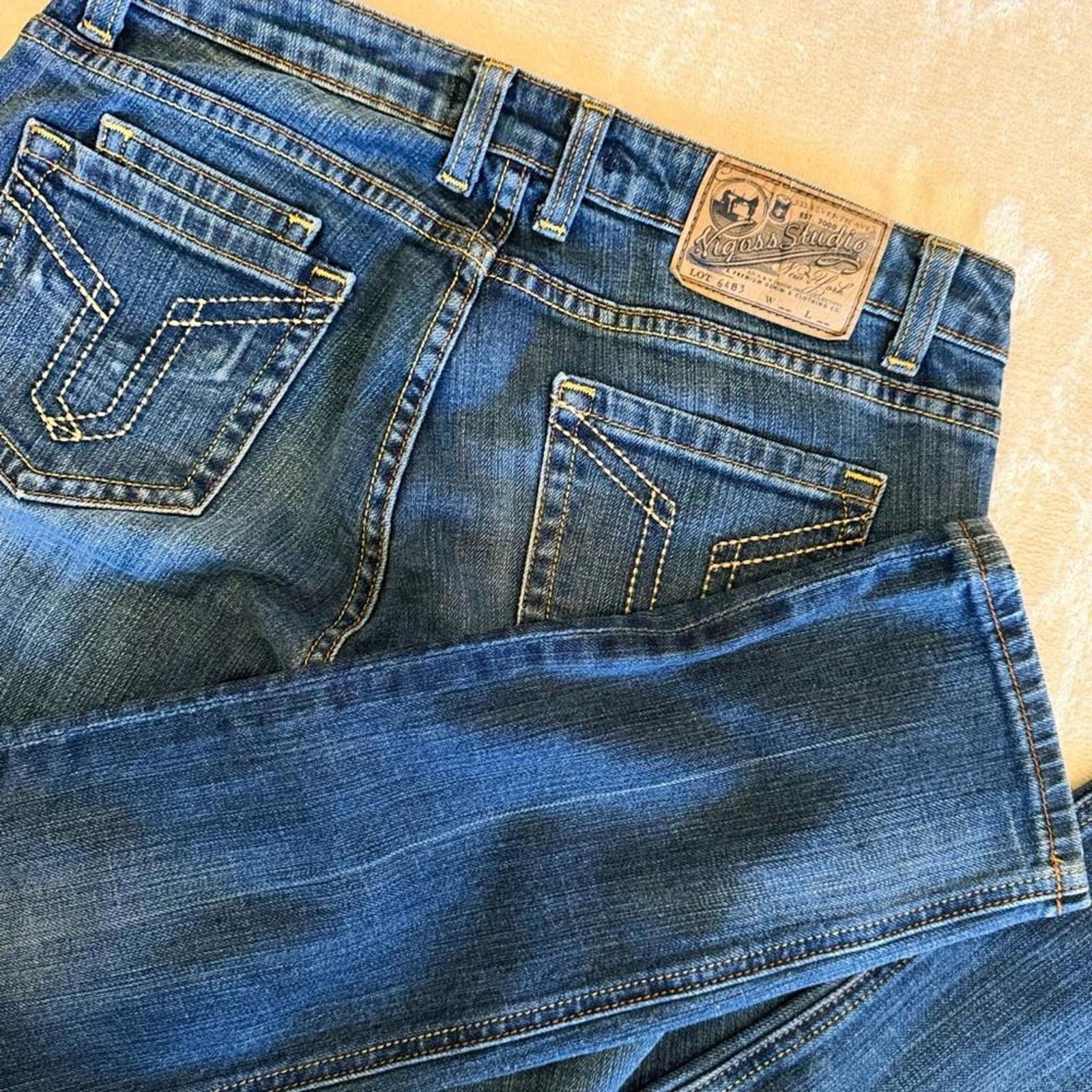 Designer Vigoss Studio Brooklyn Skinny Jeggings Jeans Size 32" / US 10 / IT 46 - 4 Thumbnail